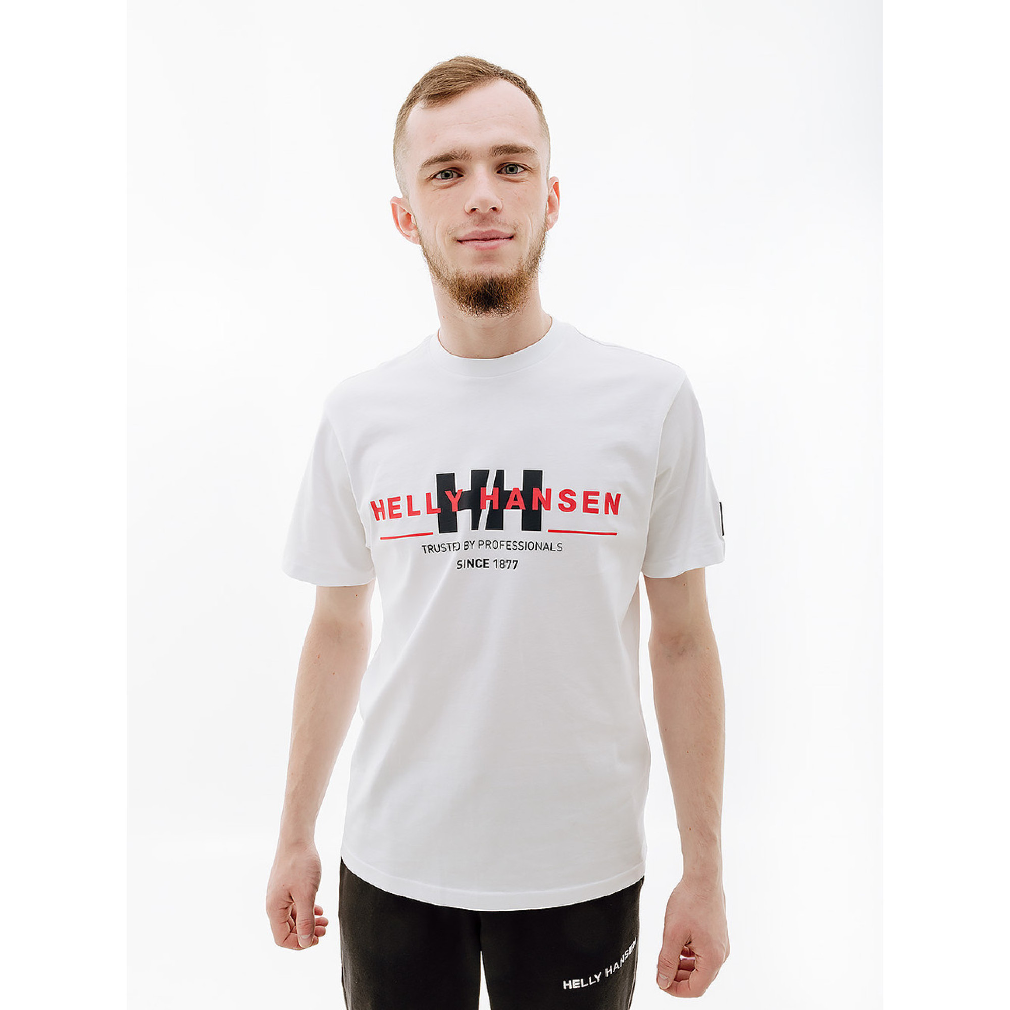 Чоловіча Футболка HELLY HANSEN RWB GRAPHIC T-SHIRT Білий XL (7d53763-001 XL) - Robinzon.ua