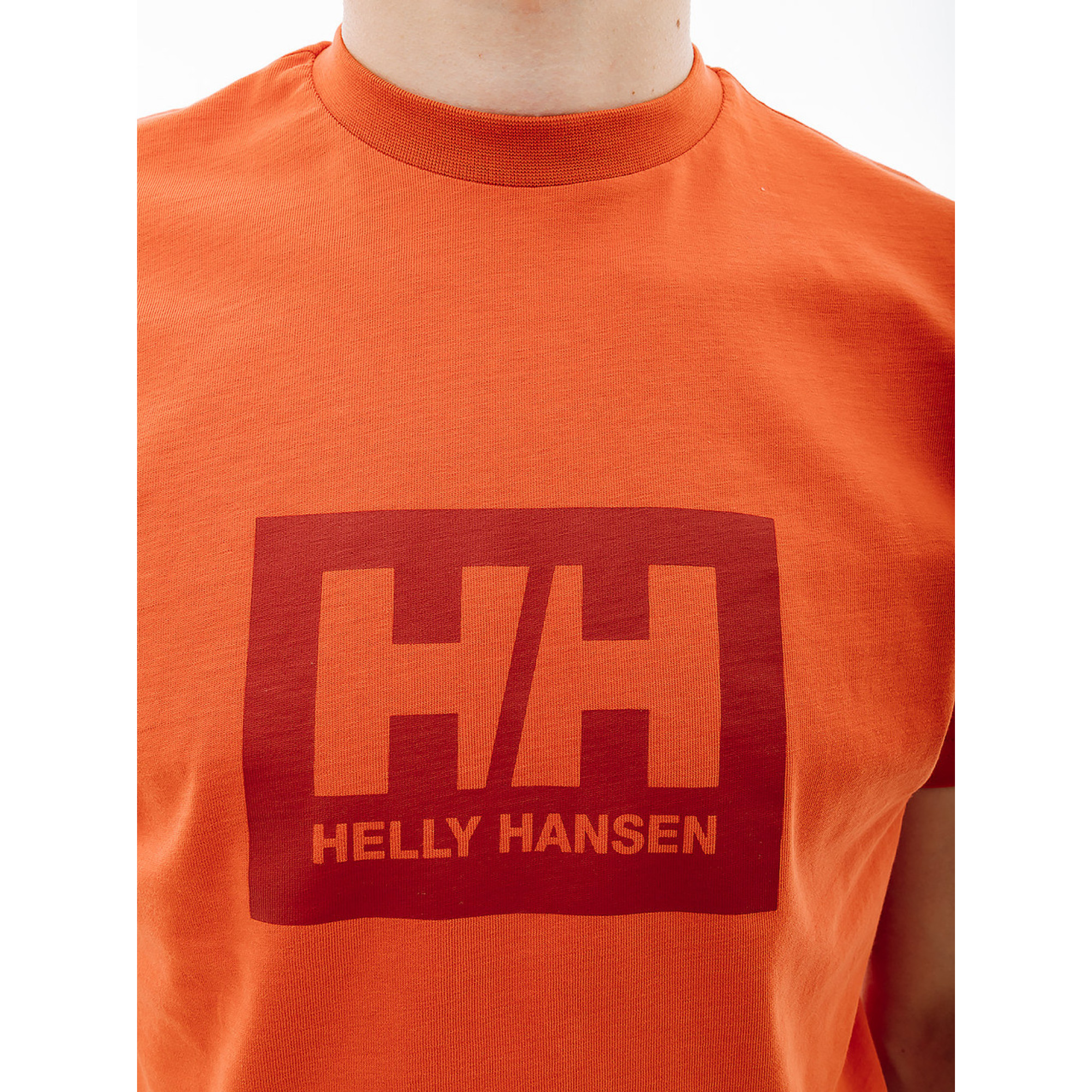 Мужская Футболка HELLY HANSEN HH BOX T Оранжевый XL (7d53285-179 XL) - 3 - Robinzon.ua