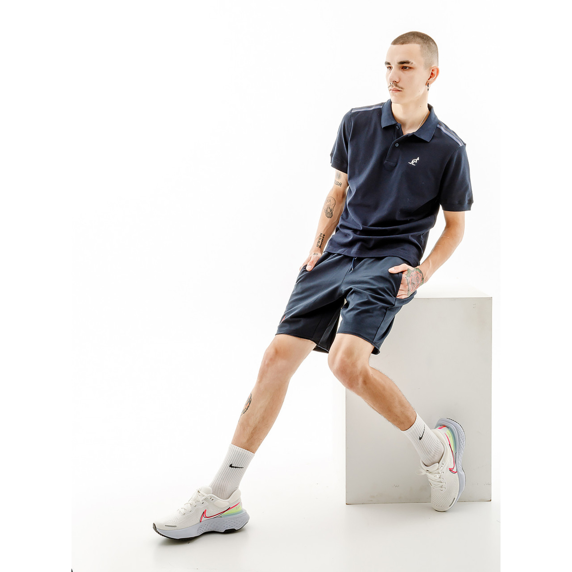 Чоловіча Футболка AUSTRALIAN TAPE STRIPE POLO CLUB PIQUE' Синій M (7dLSUPO0060-200 M) - 3 - Robinzon.ua