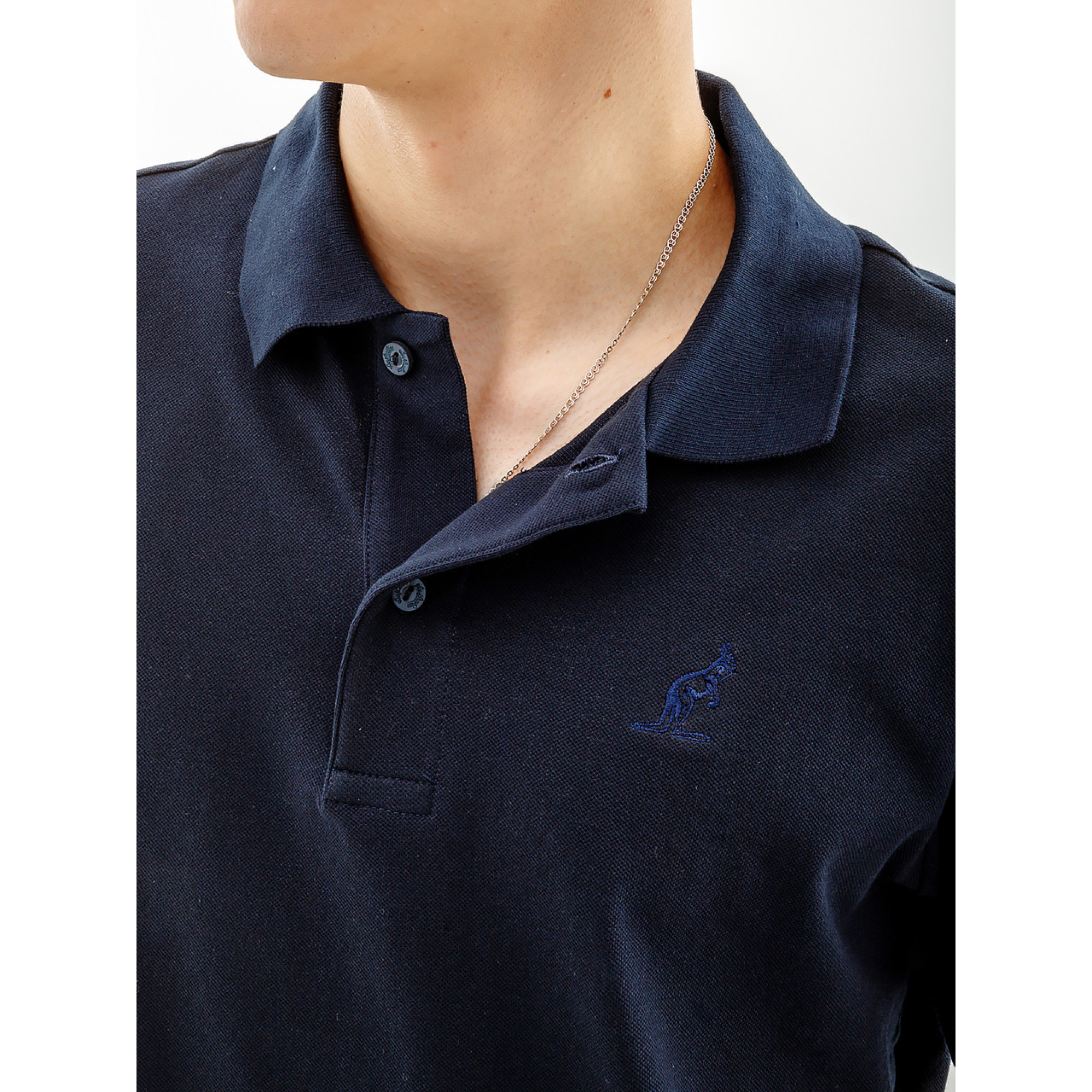 Чоловіча Футболка AUSTRALIAN EASY PIQUE' EL POLO R-FIT Синій L (7dLSUPO0007-200 L) - 2 - Robinzon.ua