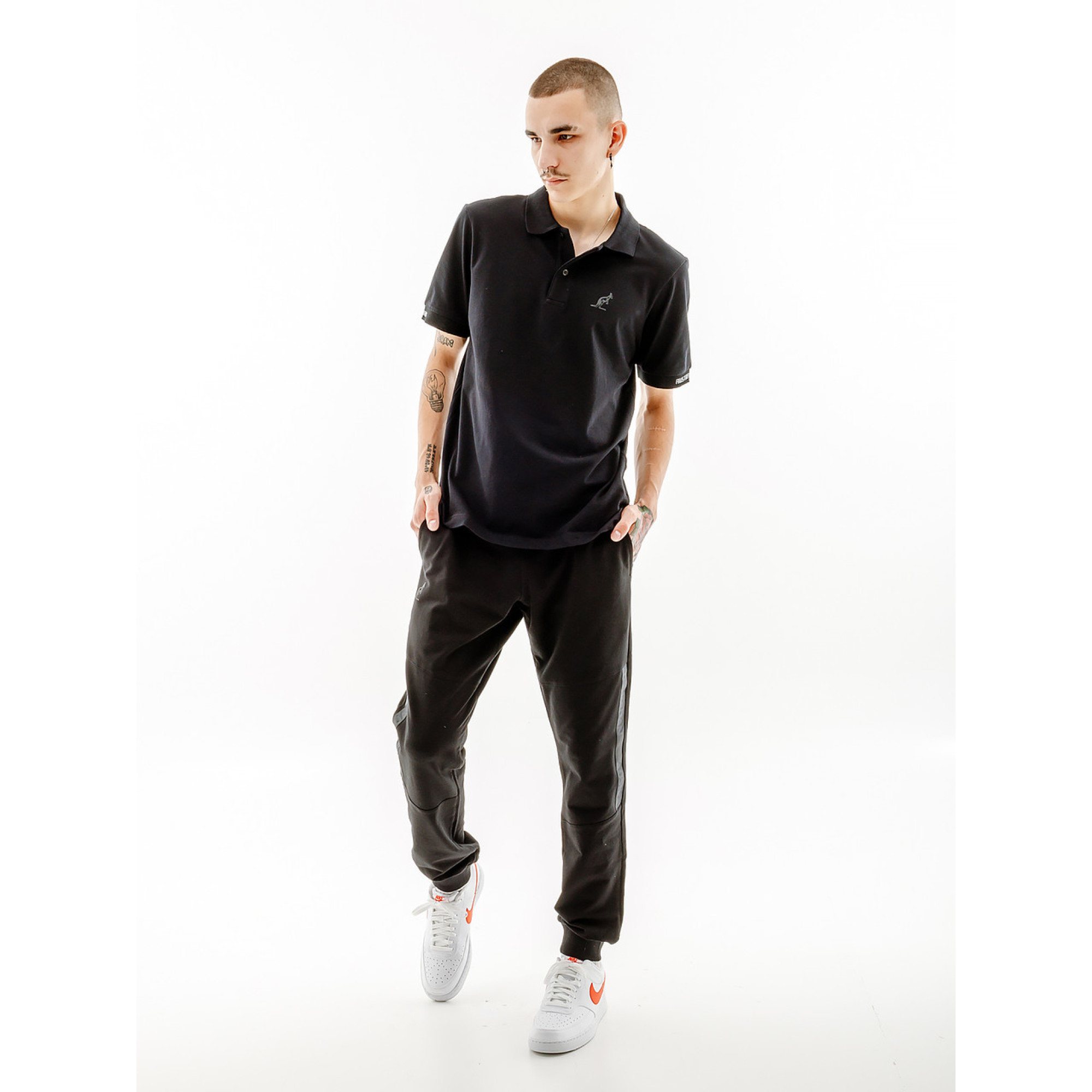 Чоловіча Футболка AUSTRALIAN LOGOS POLO PIQUE' EL R-FIT Чорний L (7dLSUPO0063-003 L) - 3 - Robinzon.ua