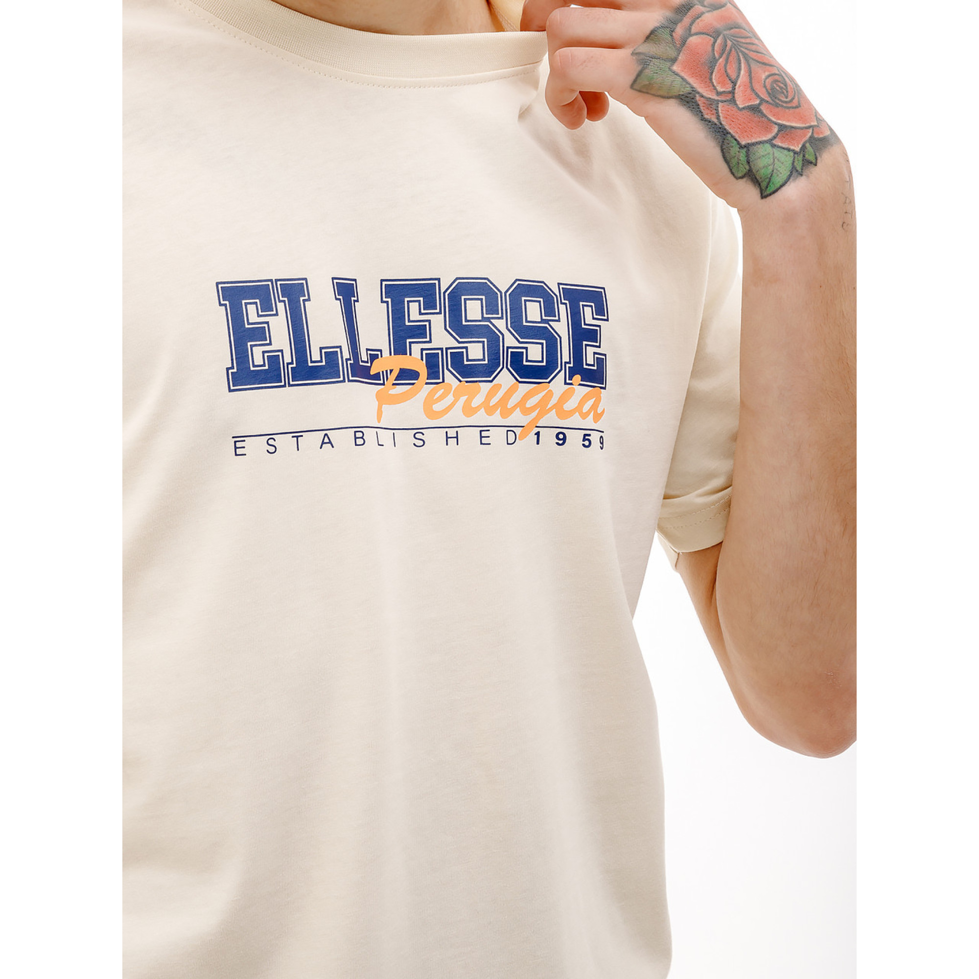 Чоловіча Футболка Ellesse Zagda T-Shirt Бежевий L (7dSHV20122-904 L) - 2 - Robinzon.ua