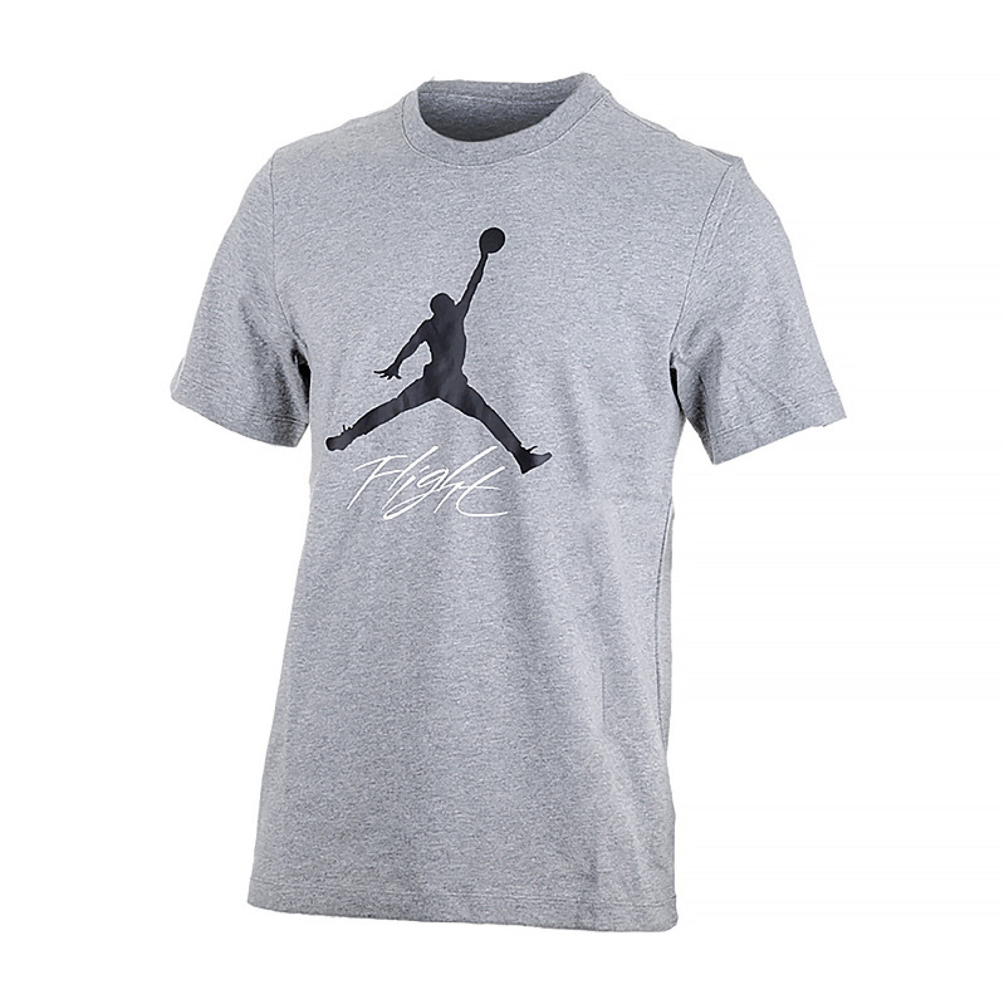 Чоловіча Футболка JORDAN JUMPMAN FLIGHT HBR TEE Сірий 2XL (7dAO0664-091 2XL) - Robinzon.ua