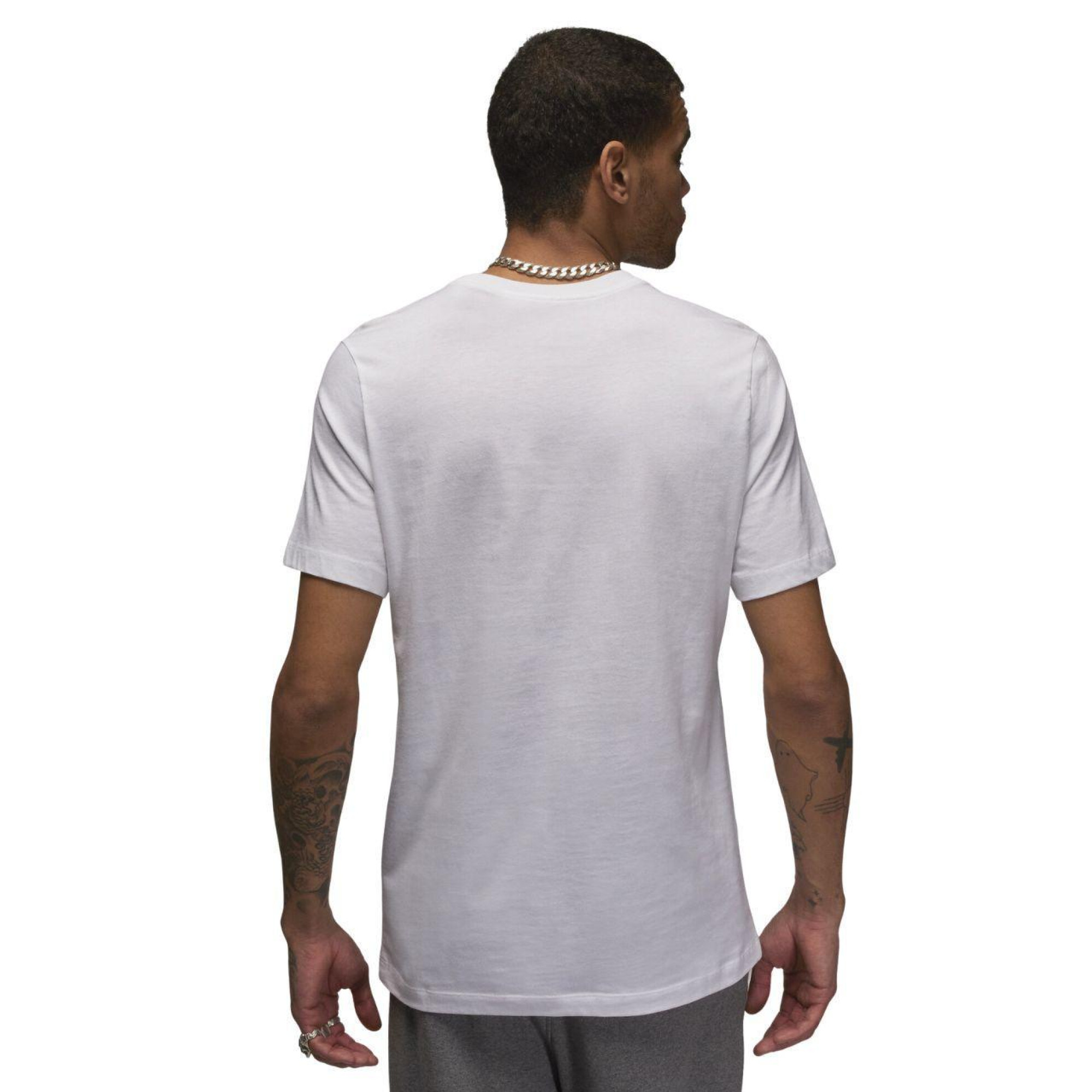 Чоловіча Футболка JORDAN M J BRAND JM STACK SS CREW Білий 2XL (7dFN5978-100 2XL) - 1 - Robinzon.ua