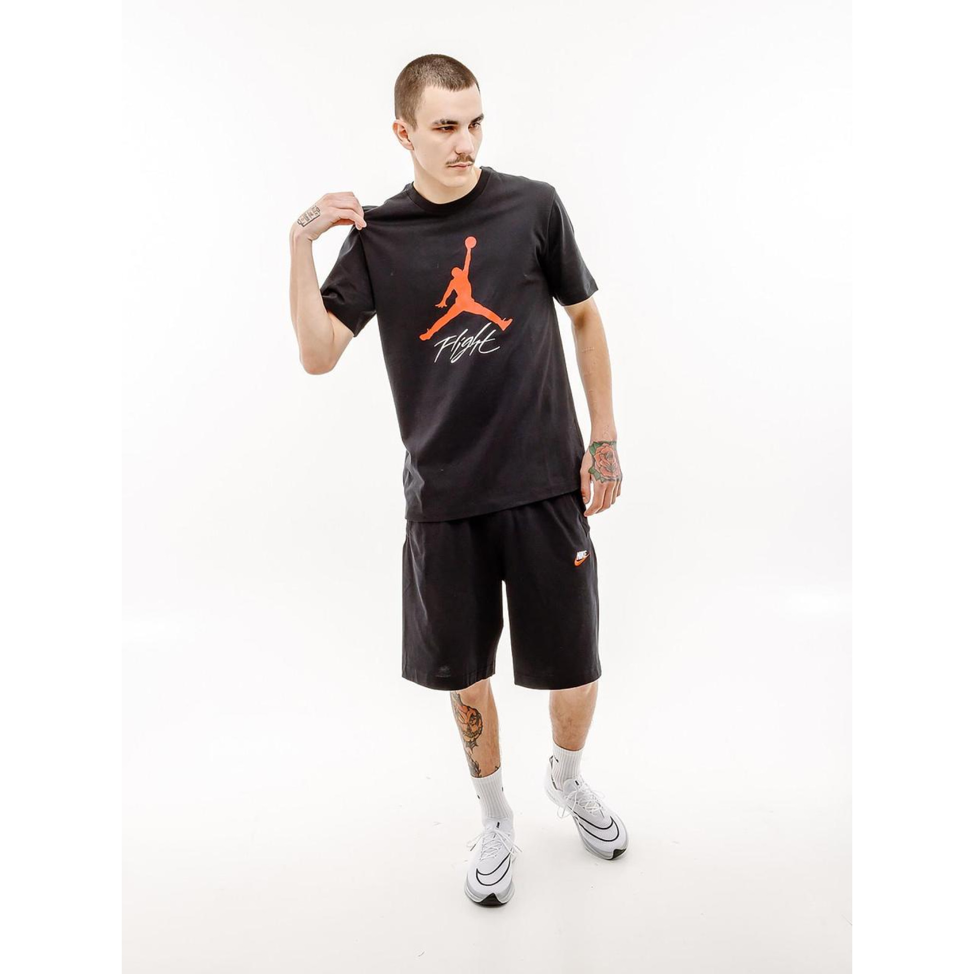 Мужская Футболка JORDAN JUMPMAN FLIGHT HBR TEE Черный S (7dAO0664-010 S) - 3 - Robinzon.ua