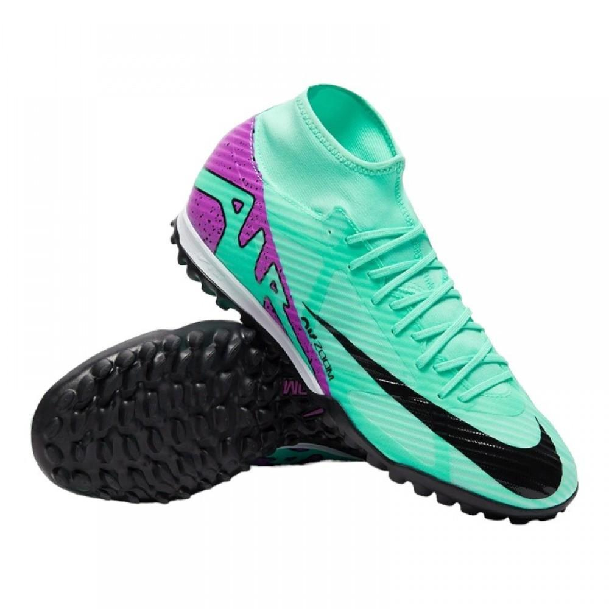 Мужские Сороконожки Nike ZOOM SUPERFLY 9 ACADEMY TF Бирюзовый 44 (7dDJ5629-300 44) - 2 - Robinzon.ua