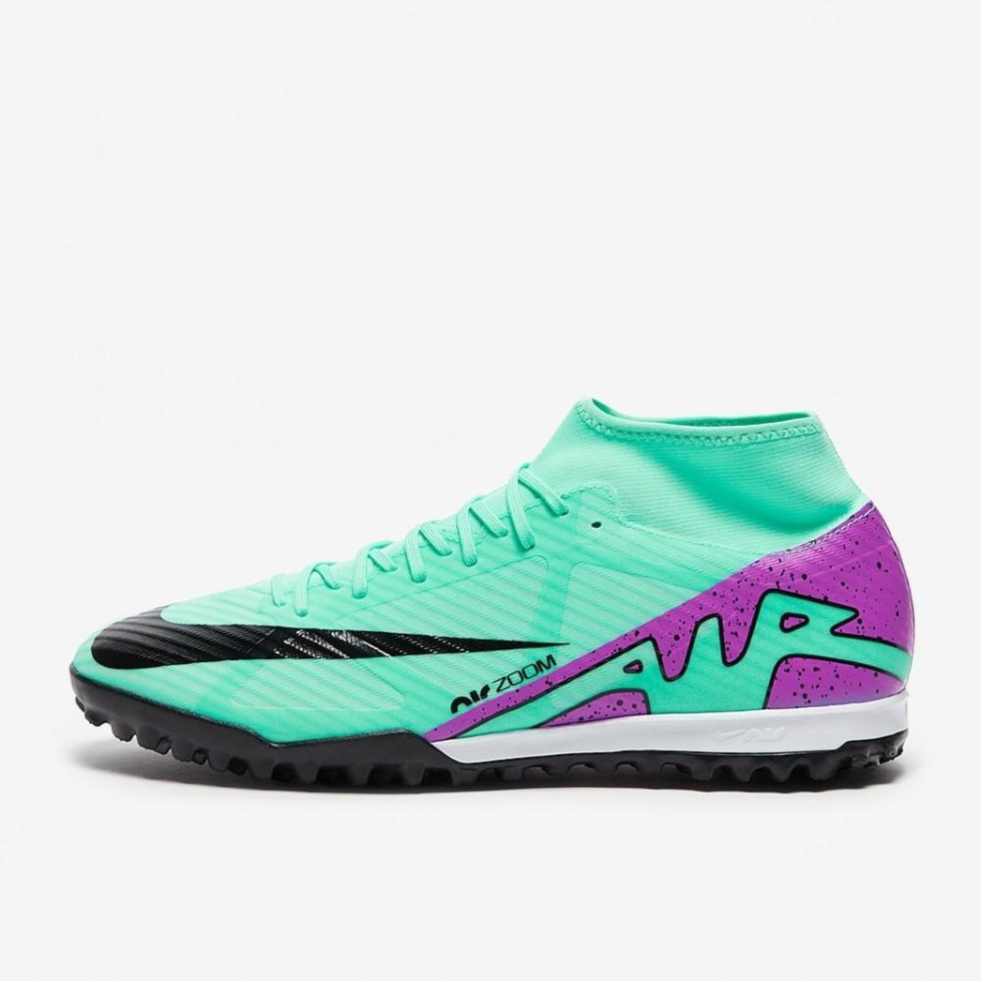 Мужские Сороконожки Nike ZOOM SUPERFLY 9 ACADEMY TF Бирюзовый 44 (7dDJ5629-300 44) - Robinzon.ua