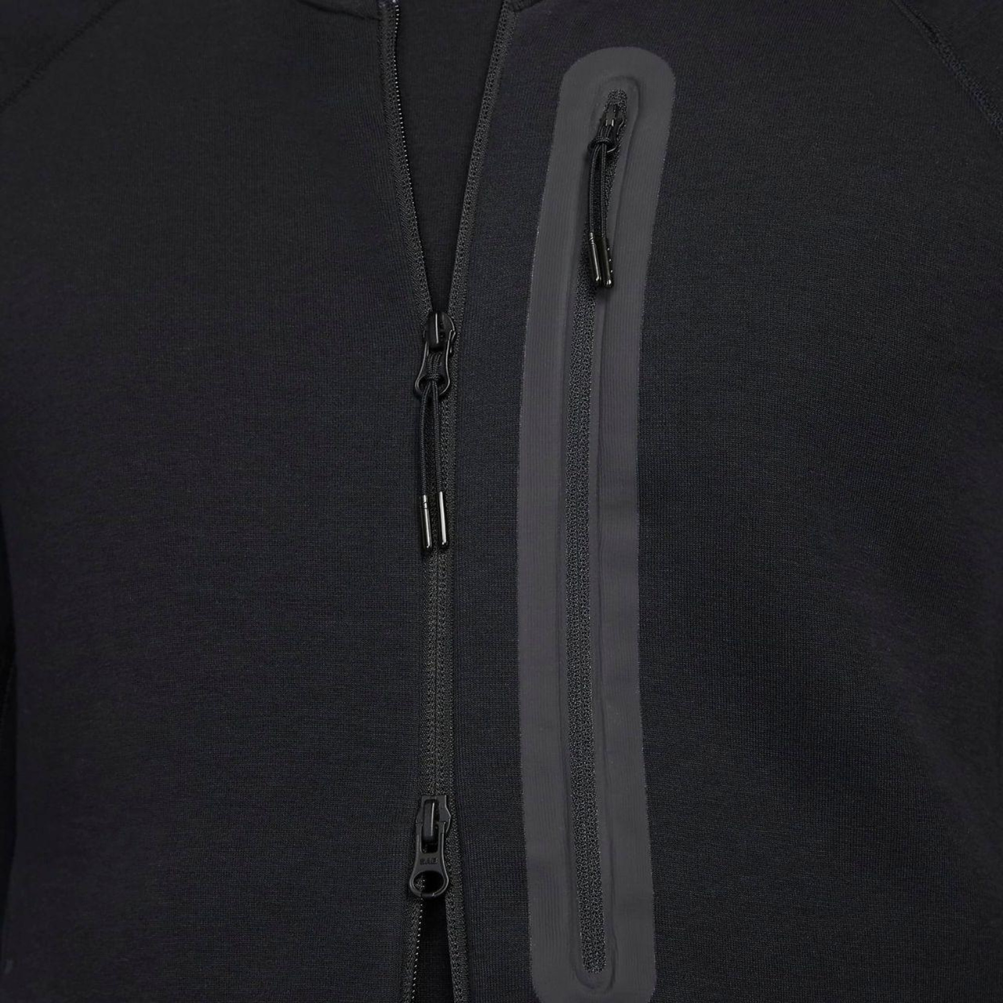 Чоловіча Кофта Nike M NK TCH FLC N98 JKT Чорний L (7dFB8008-010 L) - 3 - Robinzon.ua