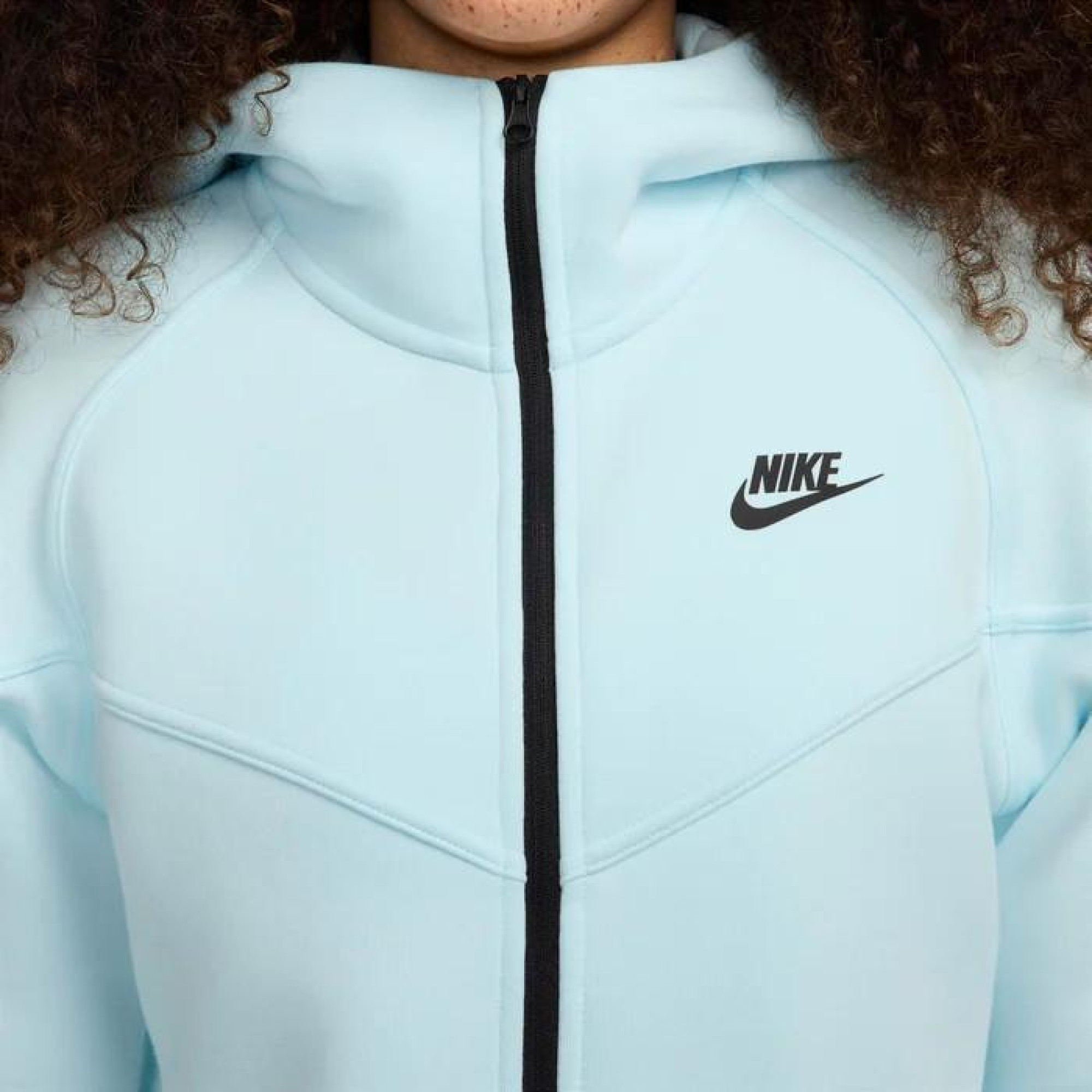 Жіноча Толстовка Nike W NSW TCH FLC WR FZ HDY Блакитний M (7dFB8338-474 M) - 4 - Robinzon.ua