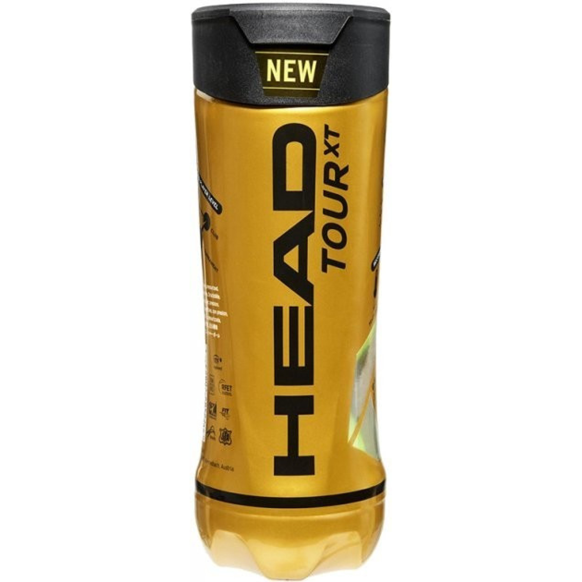 М'ячі для великого тенісу HEAD Tour XT 3 шт. Зелені (570823) - Robinzon.ua