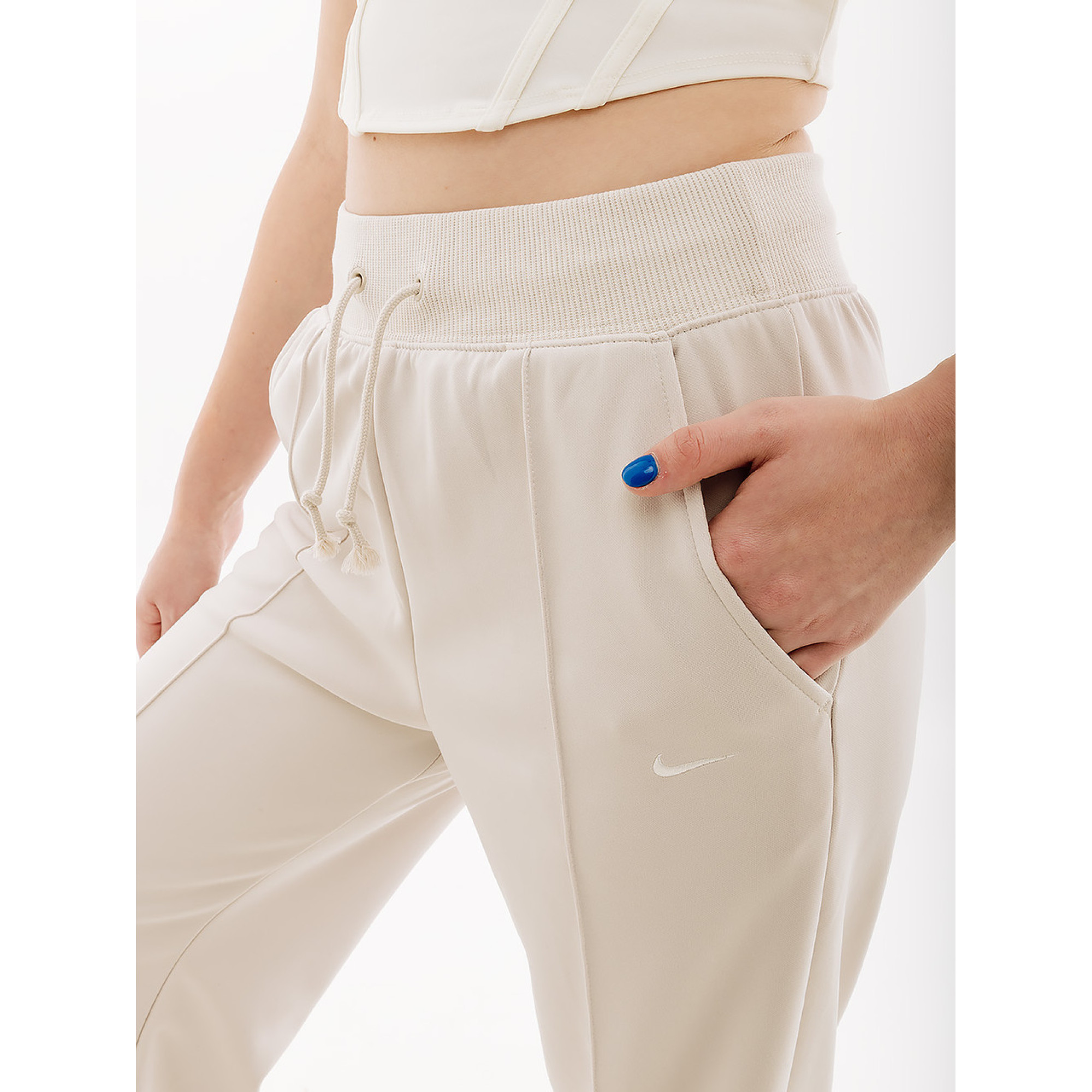 Жіночі Штани Nike HR WIDE PANT Бежевий XS (7dFB8490-104 XS) - 1 - Robinzon.ua