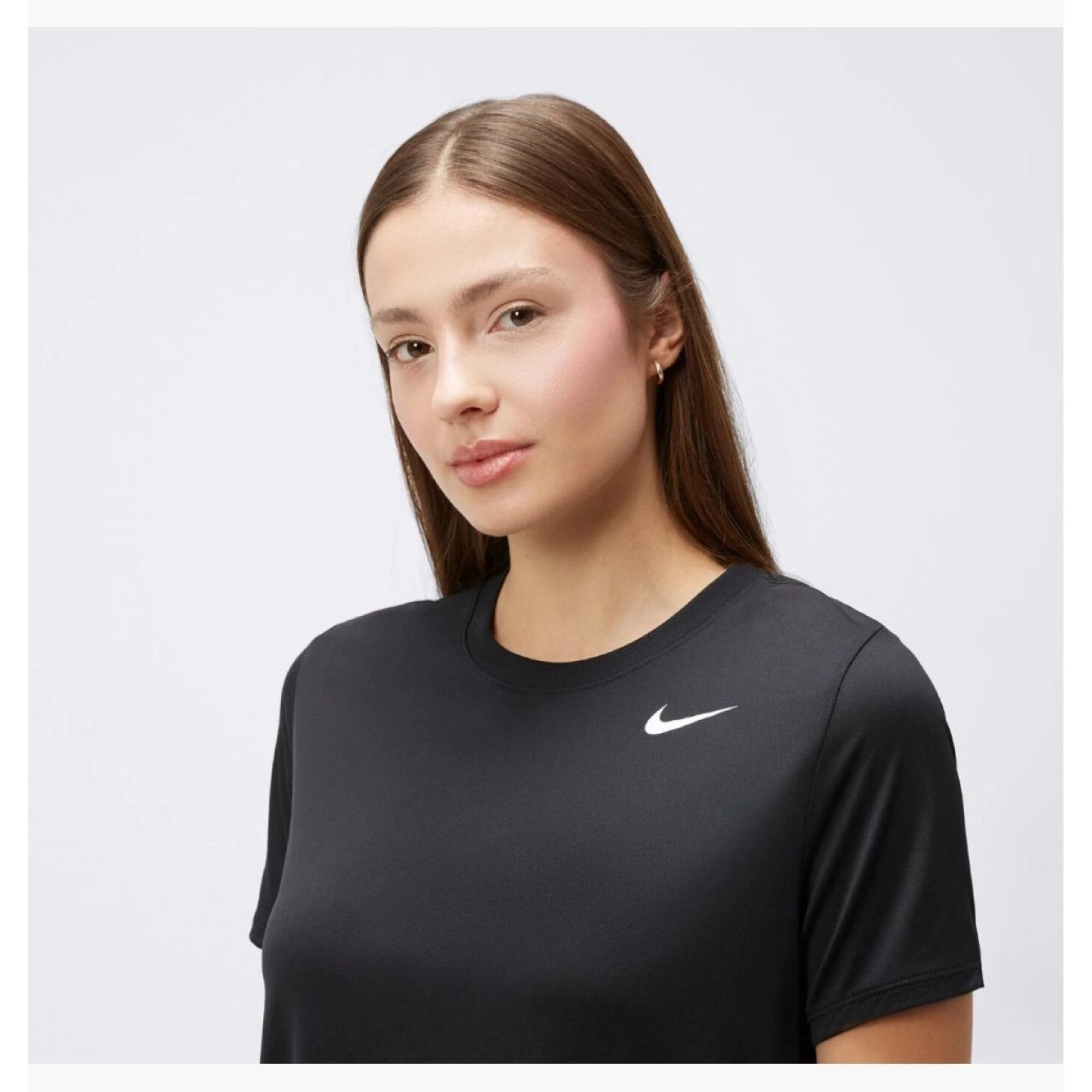 Жіноча Футболка Nike DF RLGD SS TEE Чорний XS (DX0687-010 XS) - 2 - Robinzon.ua