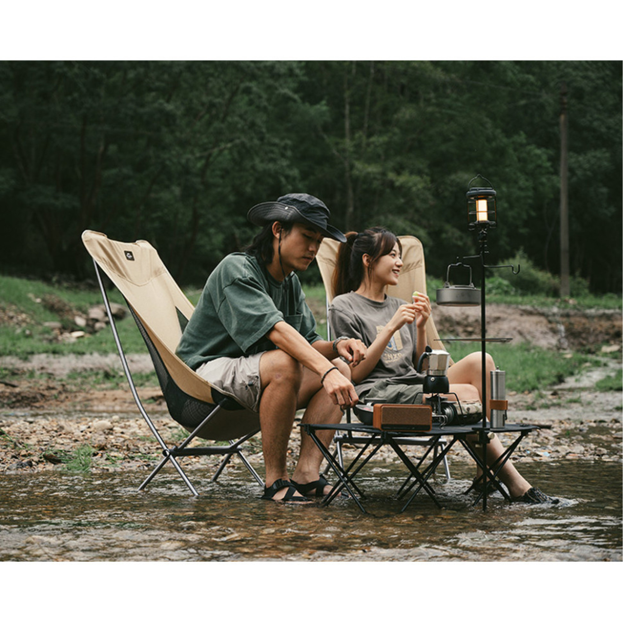 Крісло складане Naturehike Stellaluna L04 CNK2450JJ015, розмір L, алюміній, коричневий - 3 - Robinzon.ua