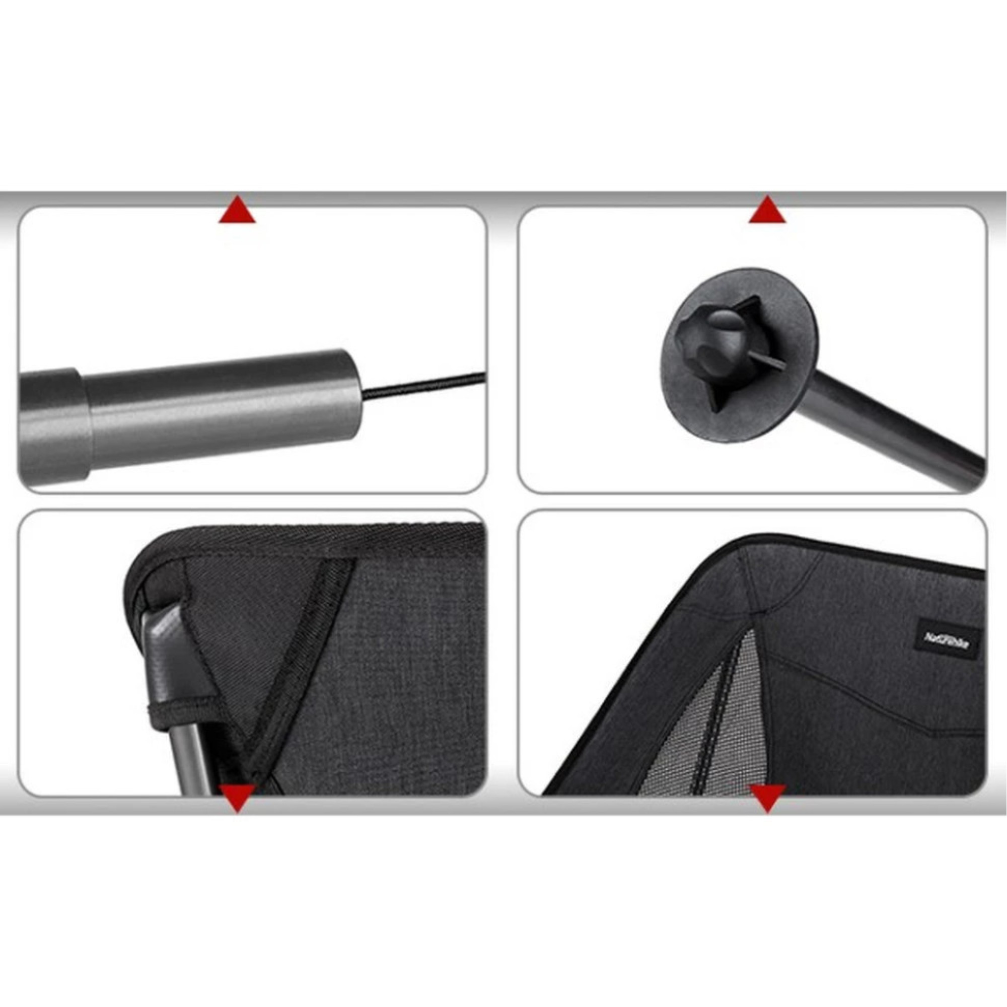 Крісло складане Naturehike Stellaluna L04 CNK2450JJ015, розмір M, алюміній, коричневий - 4 - Robinzon.ua