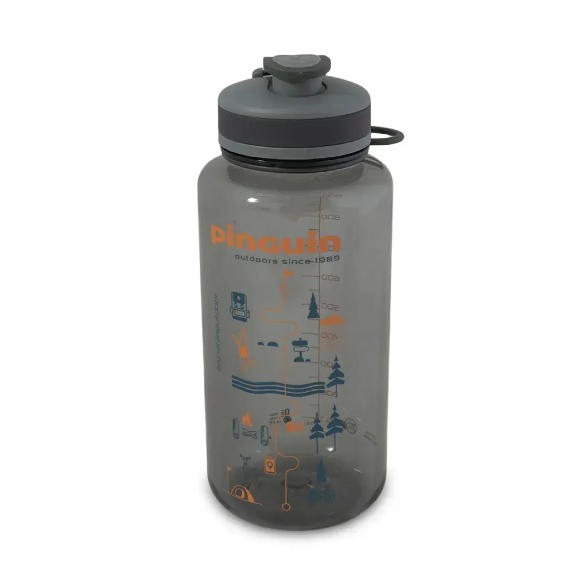 Фляга Pinguin Tritan Fat Sport Bottle 2023 BPA-free, 1,0 L, Grey (PNG 816686) - Robinzon.ua