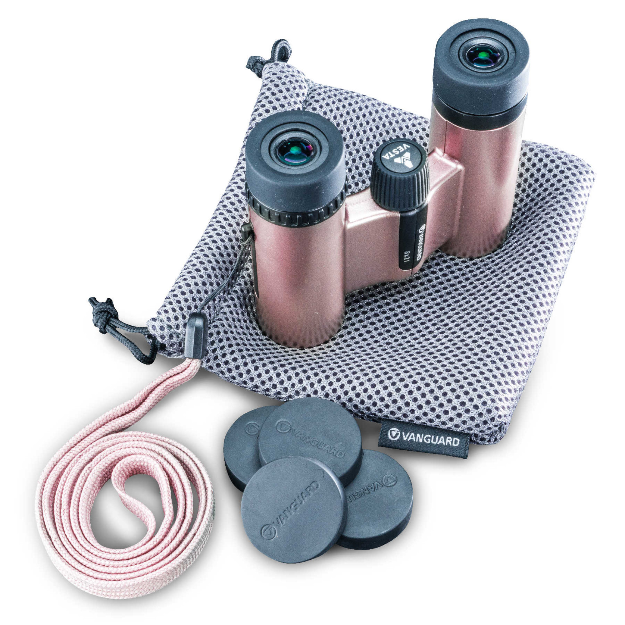 Бінокль Vanguard Vesta Compact 8x21 WP Rose Gold (Vesta 8210 Rose) - Robinzon.ua