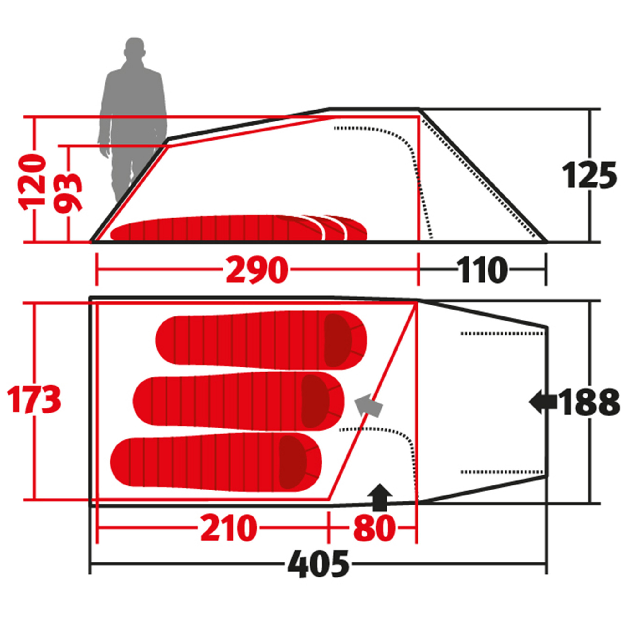 Намет Wechsel Outpost 3 TL Laurel Oak (231070) - Robinzon.ua