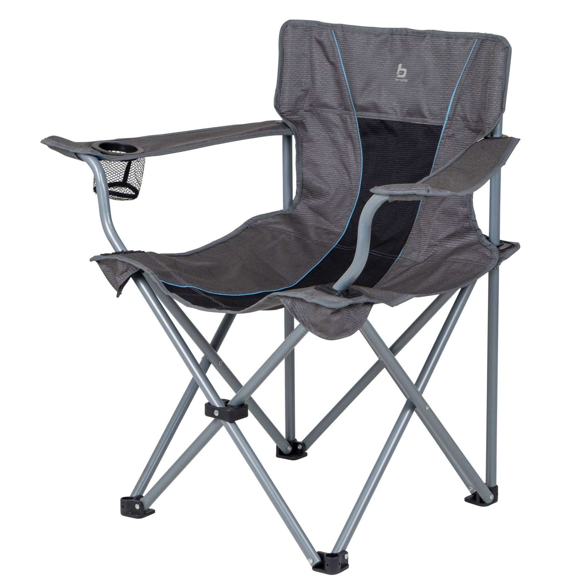 Кресло раскладное Bo-Camp Yukon Anthracite (1204741) - Robinzon.ua