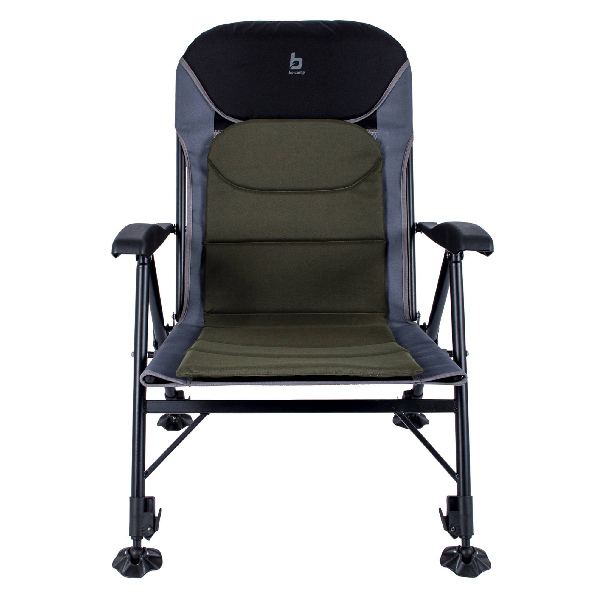 Кресло раскладное Bo-Camp Pike Black/Grey/Green (1204110) - 1 - Robinzon.ua