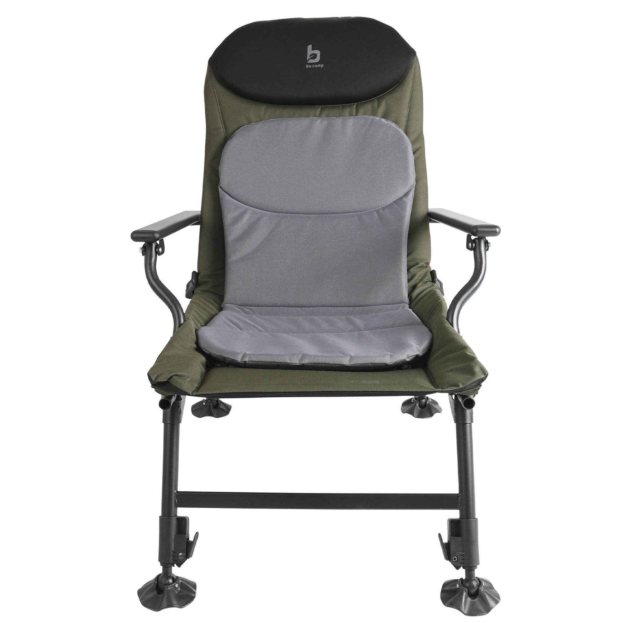 Кресло раскладное Bo-Camp Carp Black/Grey/Green (1204100) - Robinzon.ua