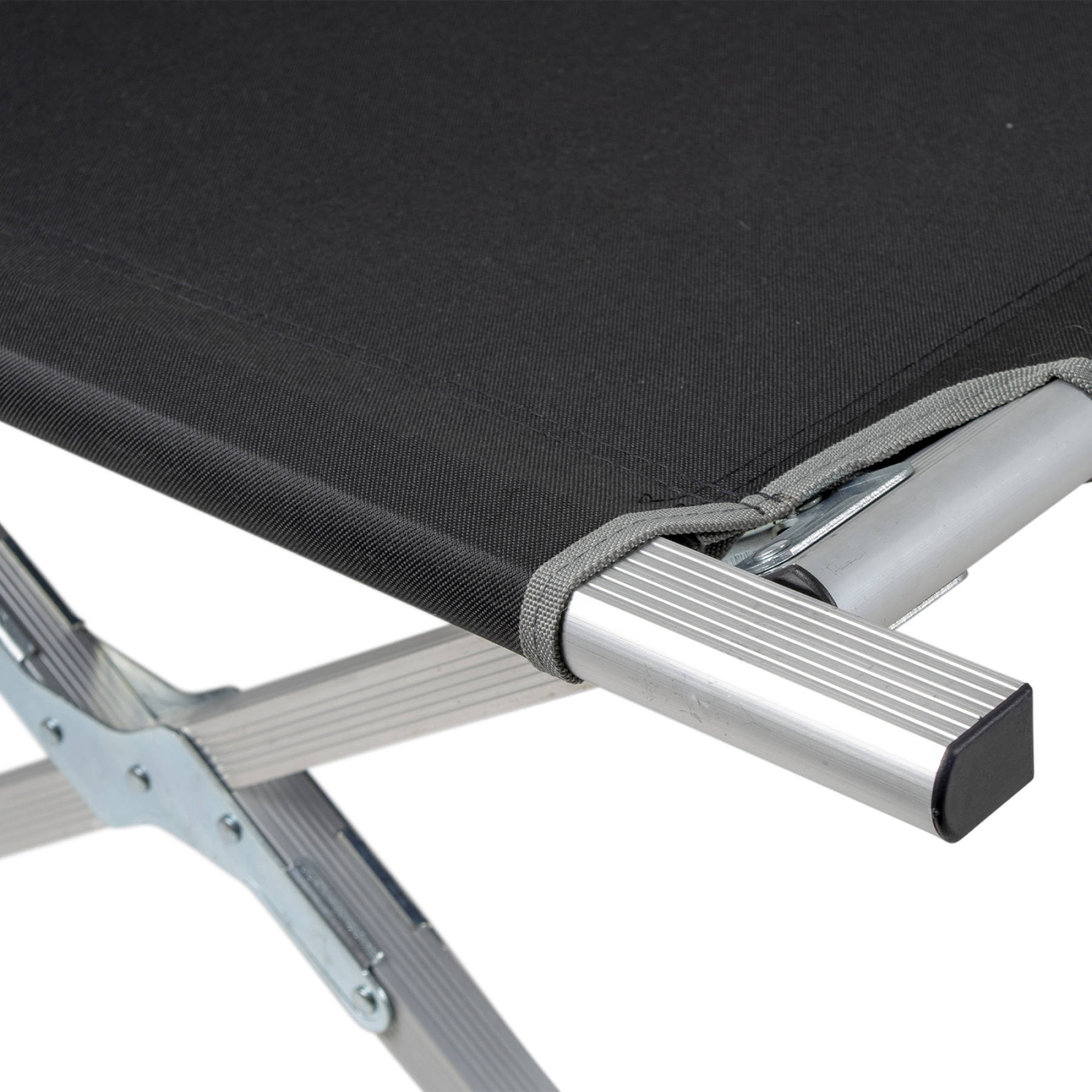 Ліжко розкладне Bo-Camp Single XL Black (1304488) - Robinzon.ua