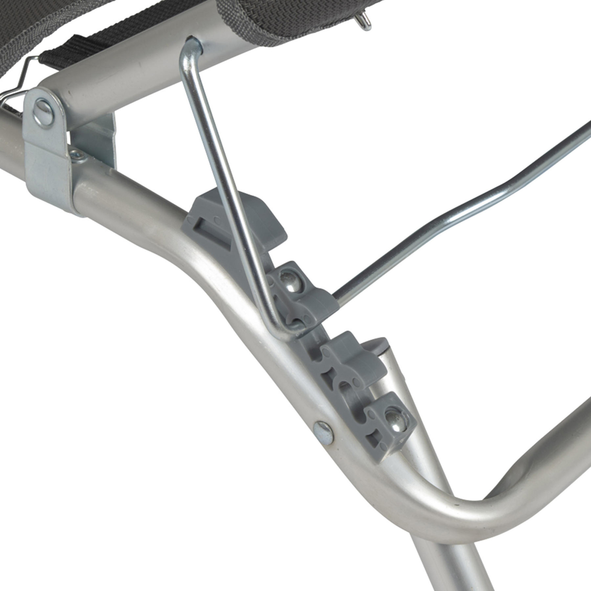 Ліжко розкладне Bo-Camp Sun Lounger 3 Positions Anthracite (1304480) - Robinzon.ua