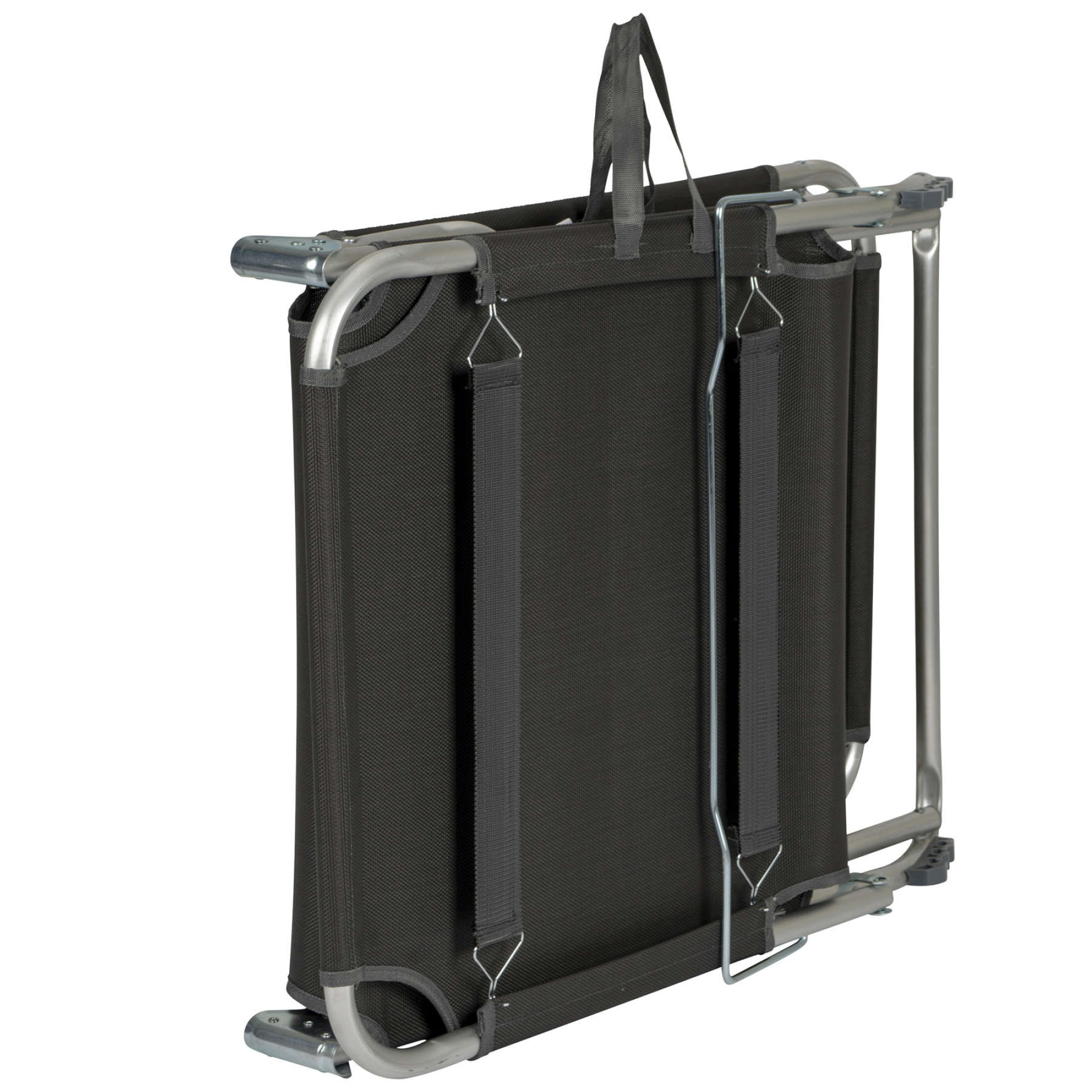 Ліжко розкладне Bo-Camp Sun Lounger 3 Positions Anthracite (1304480) - 3 - Robinzon.ua