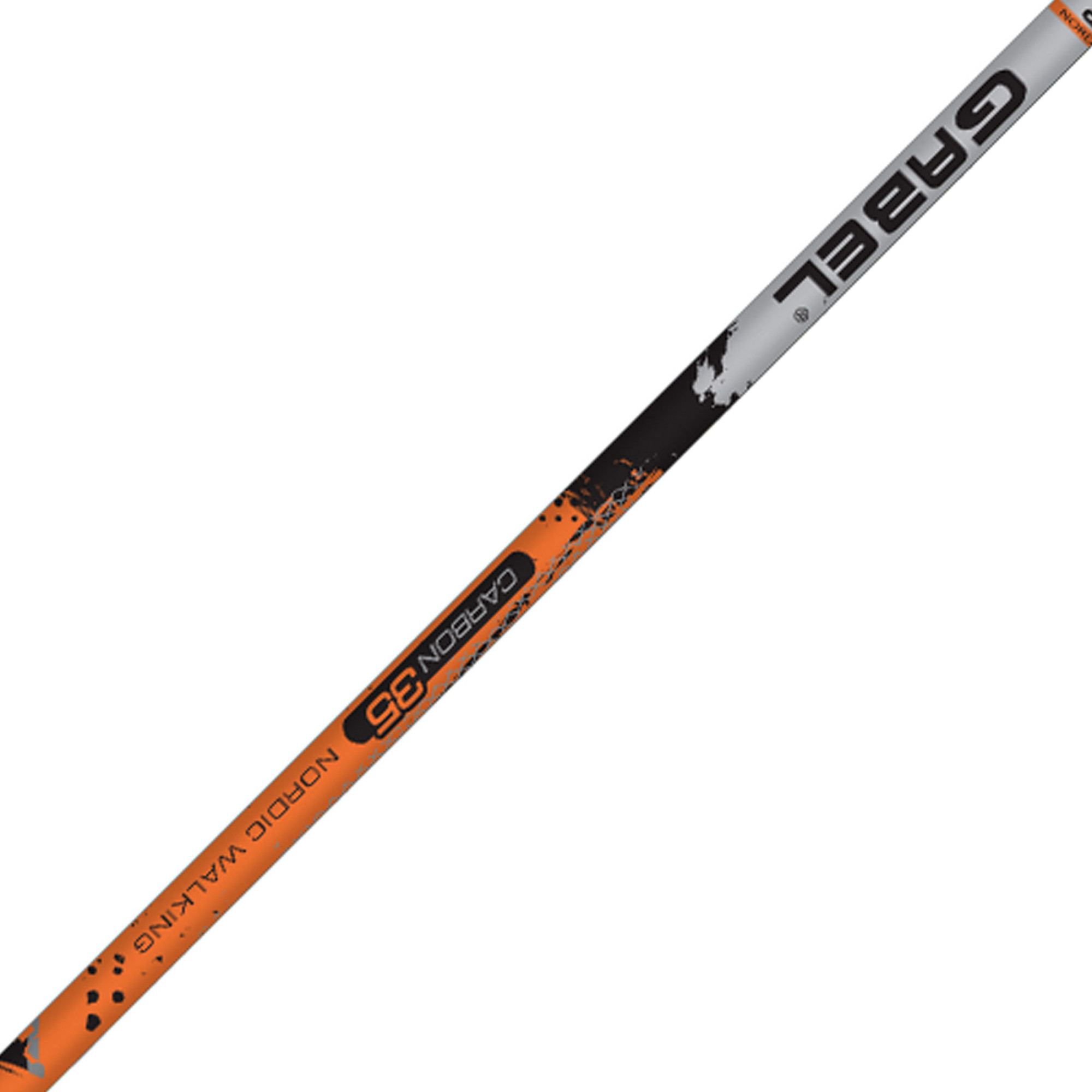 Палиці для скандинавської ходьби Gabel X-1.35 Black/Orange 125 (7008361141250) - 2 - Robinzon.ua