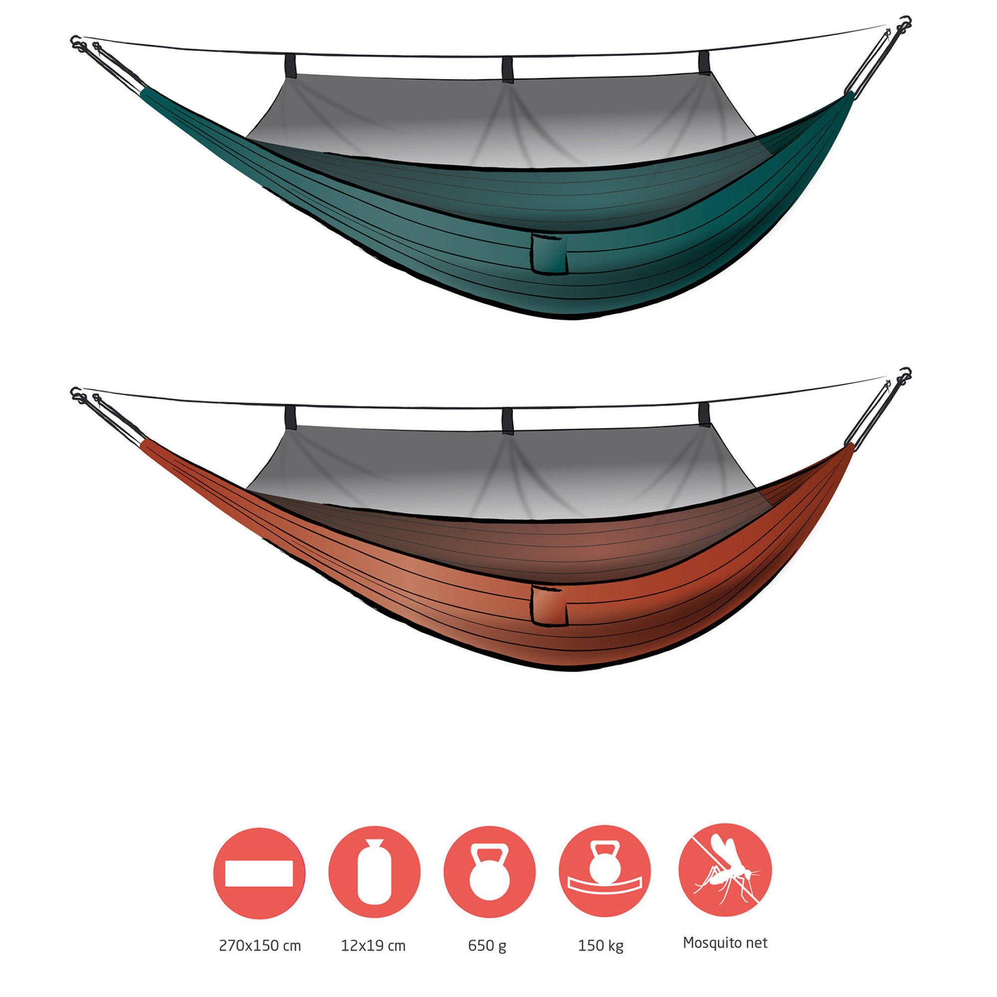 Гамак Grand Canyon Bass Mosquito Hammock Storm (360028) - Robinzon.ua
