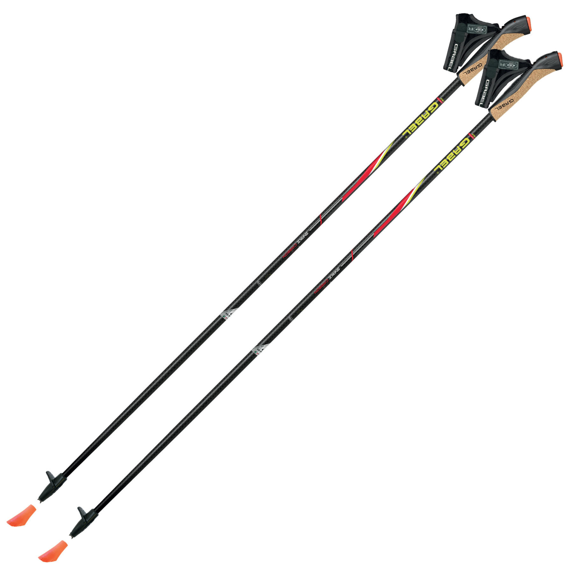 Палки для скандинавской ходьбы Gabel FX-75 Snake Carbon 110 Dual Spike (7008351011100) - 3 - Robinzon.ua