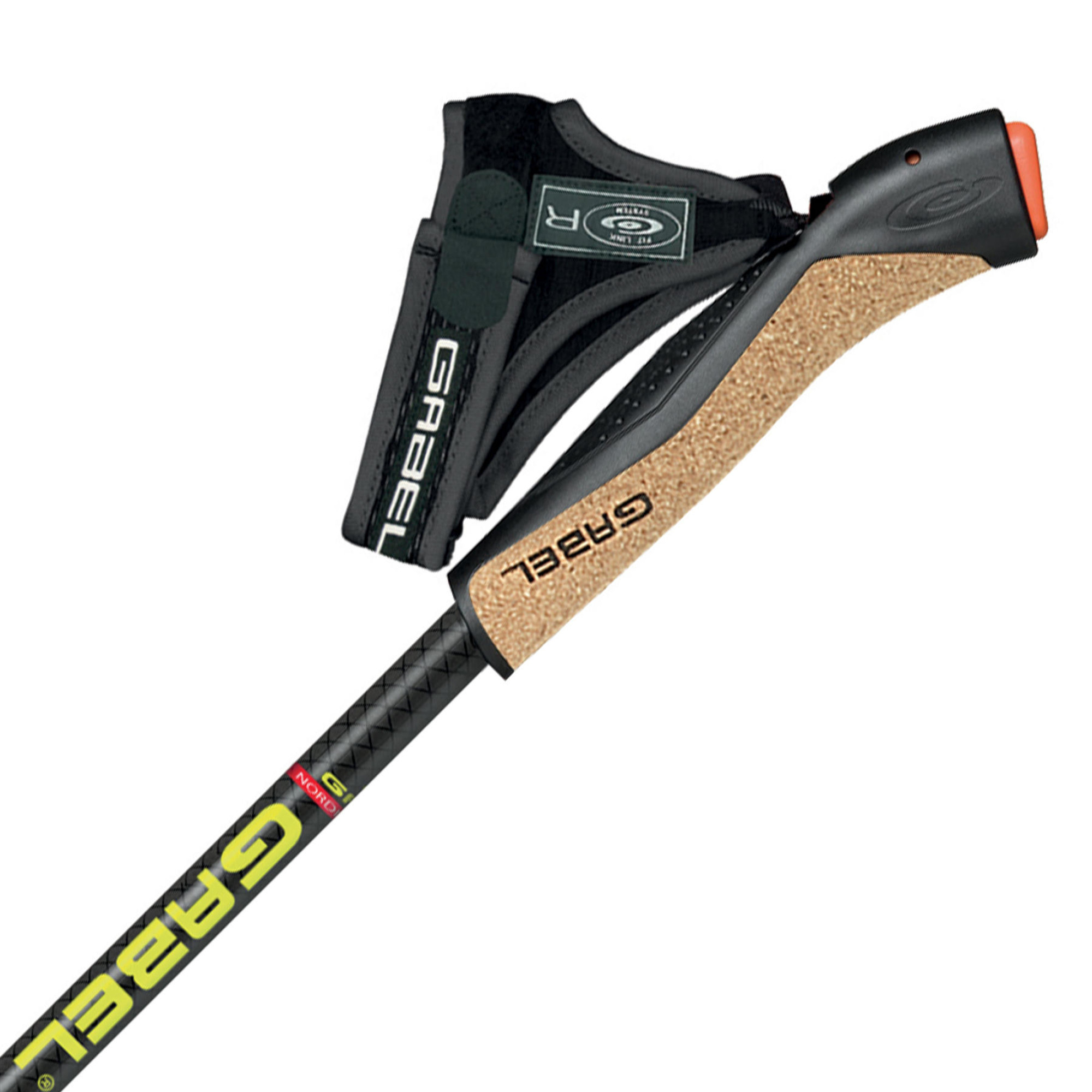 Палки для скандинавской ходьбы Gabel FX-75 Snake Carbon 110 Dual Spike (7008351011100) - 4 - Robinzon.ua