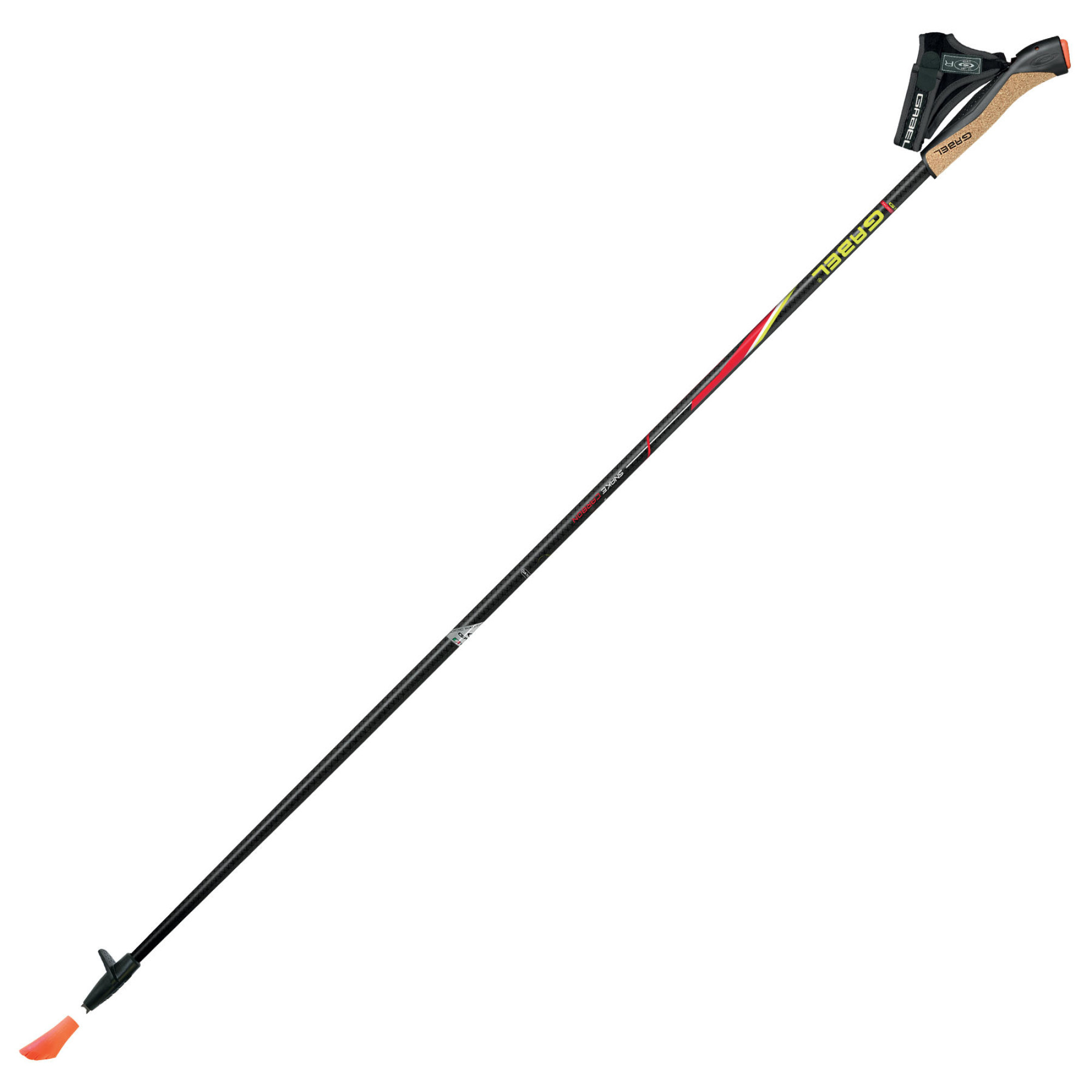 Палки для скандинавской ходьбы Gabel FX-75 Snake Carbon 110 Dual Spike (7008351011100) - 1 - Robinzon.ua