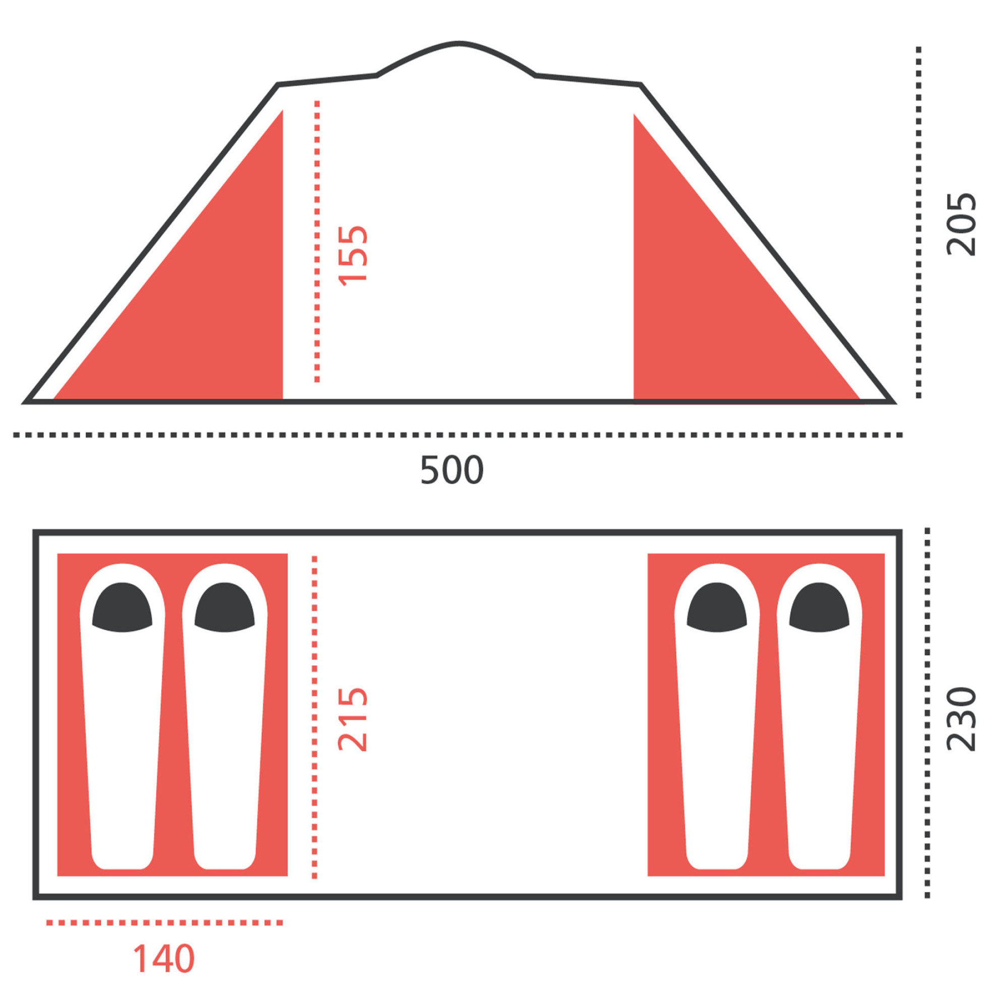 Намет Grand Canyon Atlanta 4 Mojave Desert (330031) - 5 - Robinzon.ua