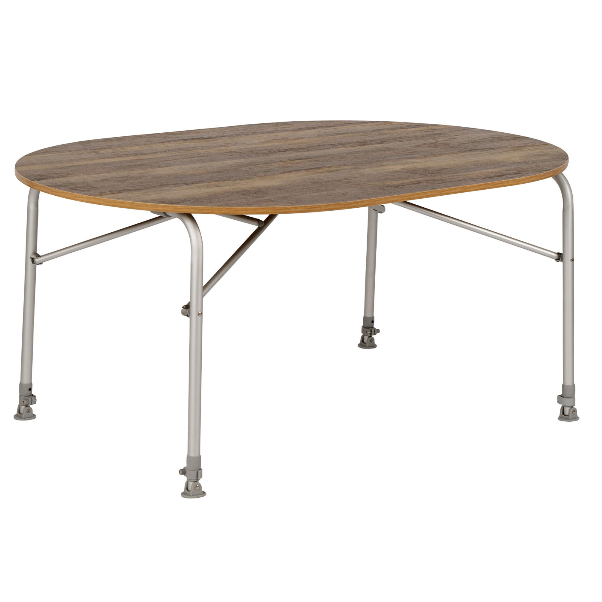 Стіл Bo-Camp Feather Oval 130x90 cm Brown (1404466) - 2 - Robinzon.ua
