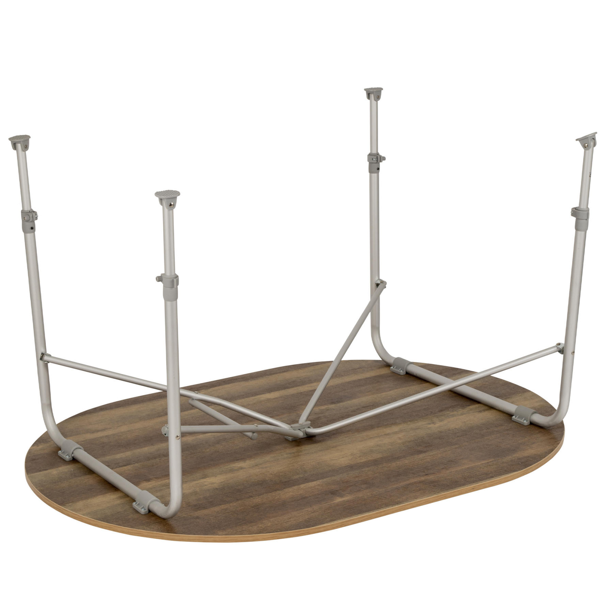 Стіл Bo-Camp Feather Oval 130x90 cm Brown (1404466) - Robinzon.ua