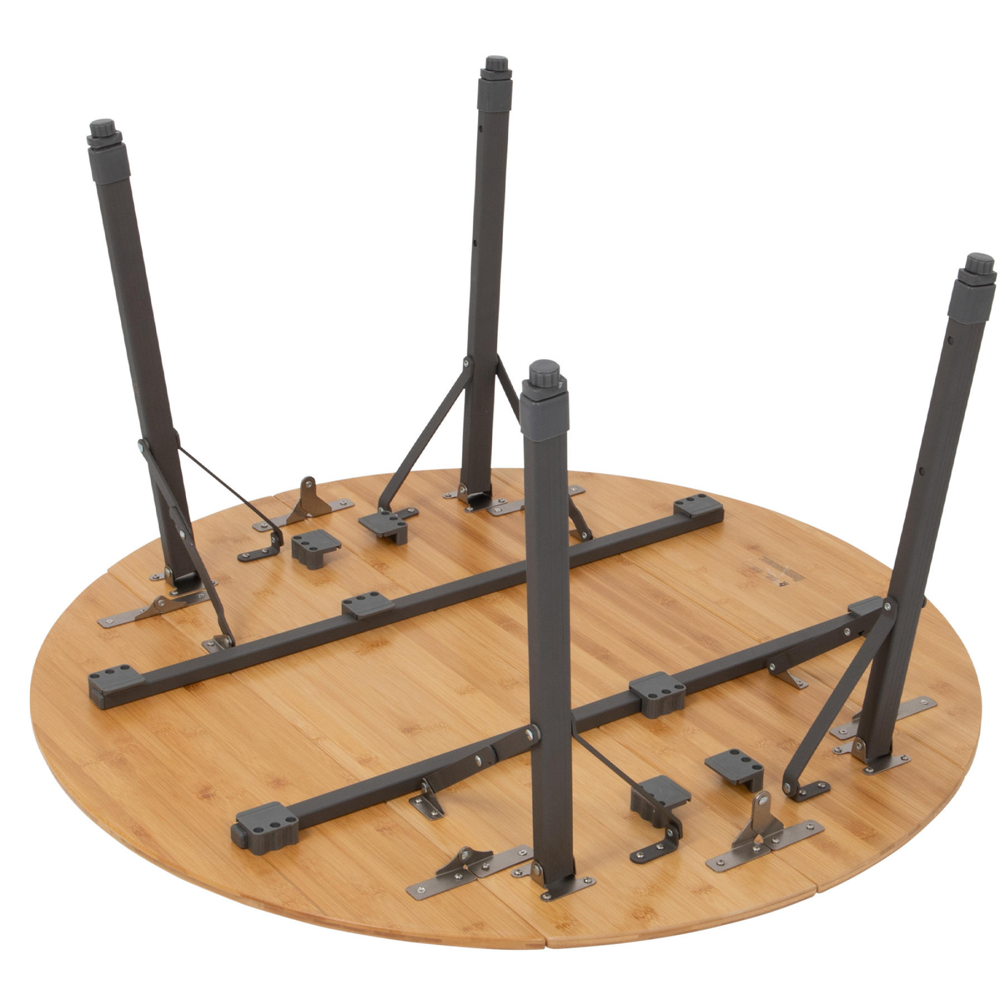 Стіл Bo-Camp Poundbury Round 90x90 cm Brown (1404656) - 5 - Robinzon.ua