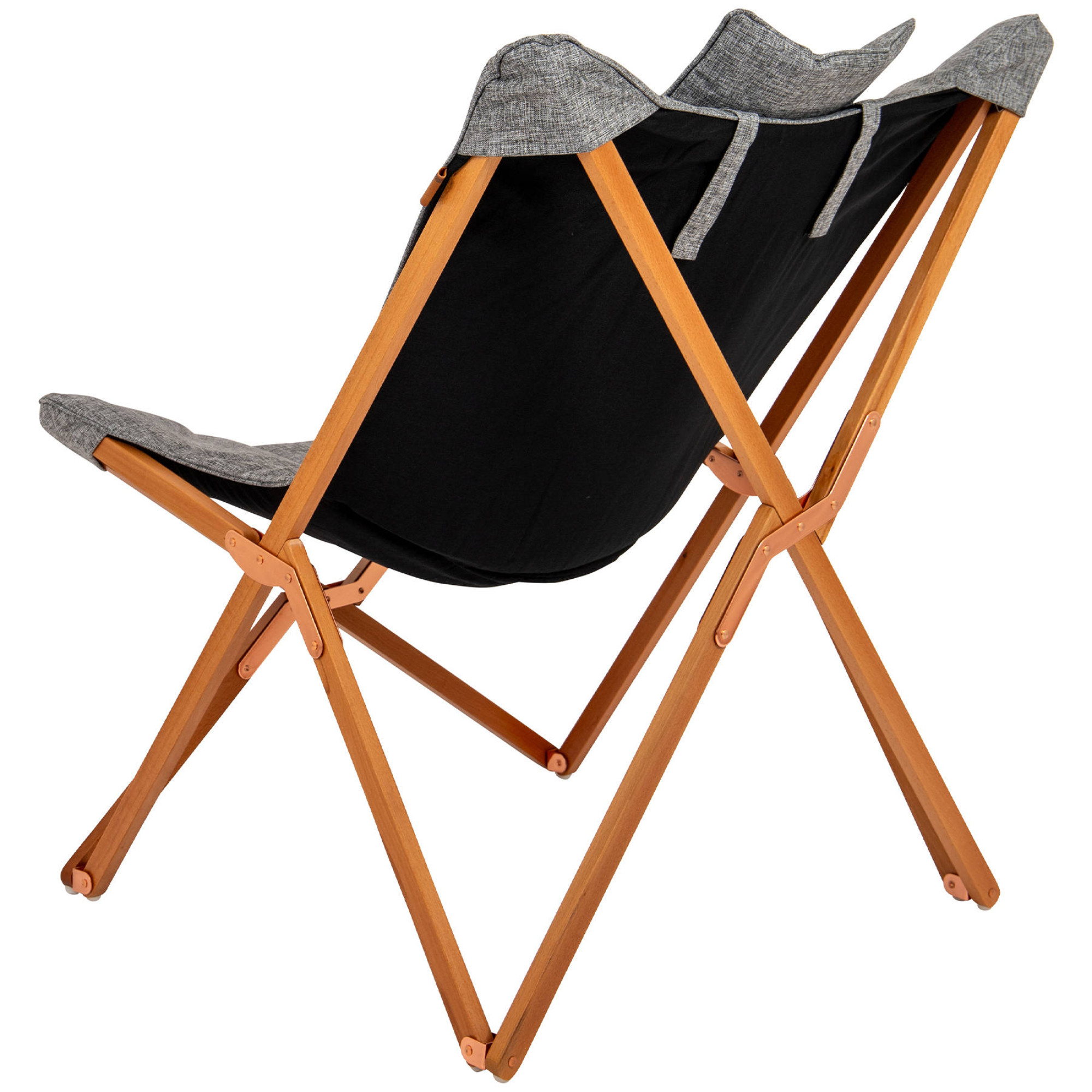 Кресло раскладное Bo-Camp Bloomsbury L Grey (1200370) - 6 - Robinzon.ua