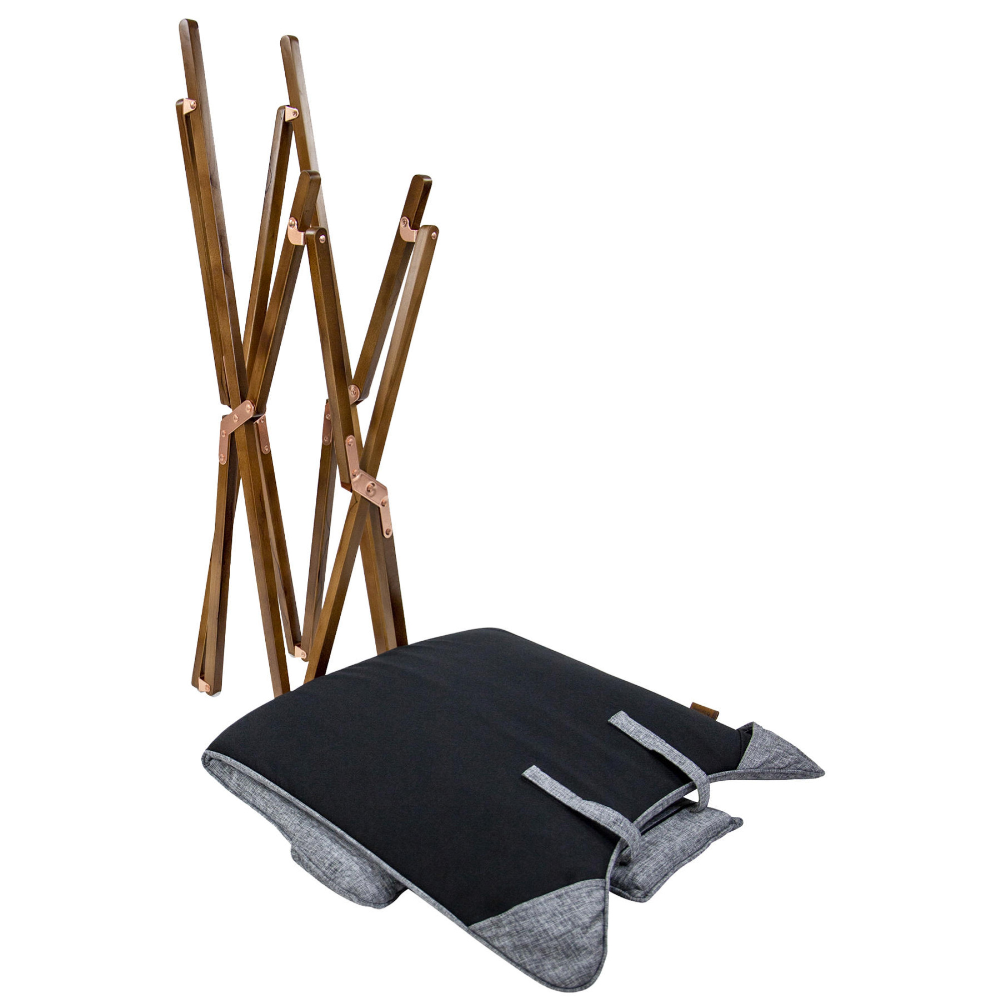 Кресло раскладное Bo-Camp Bloomsbury M Grey (1200369) - 4 - Robinzon.ua