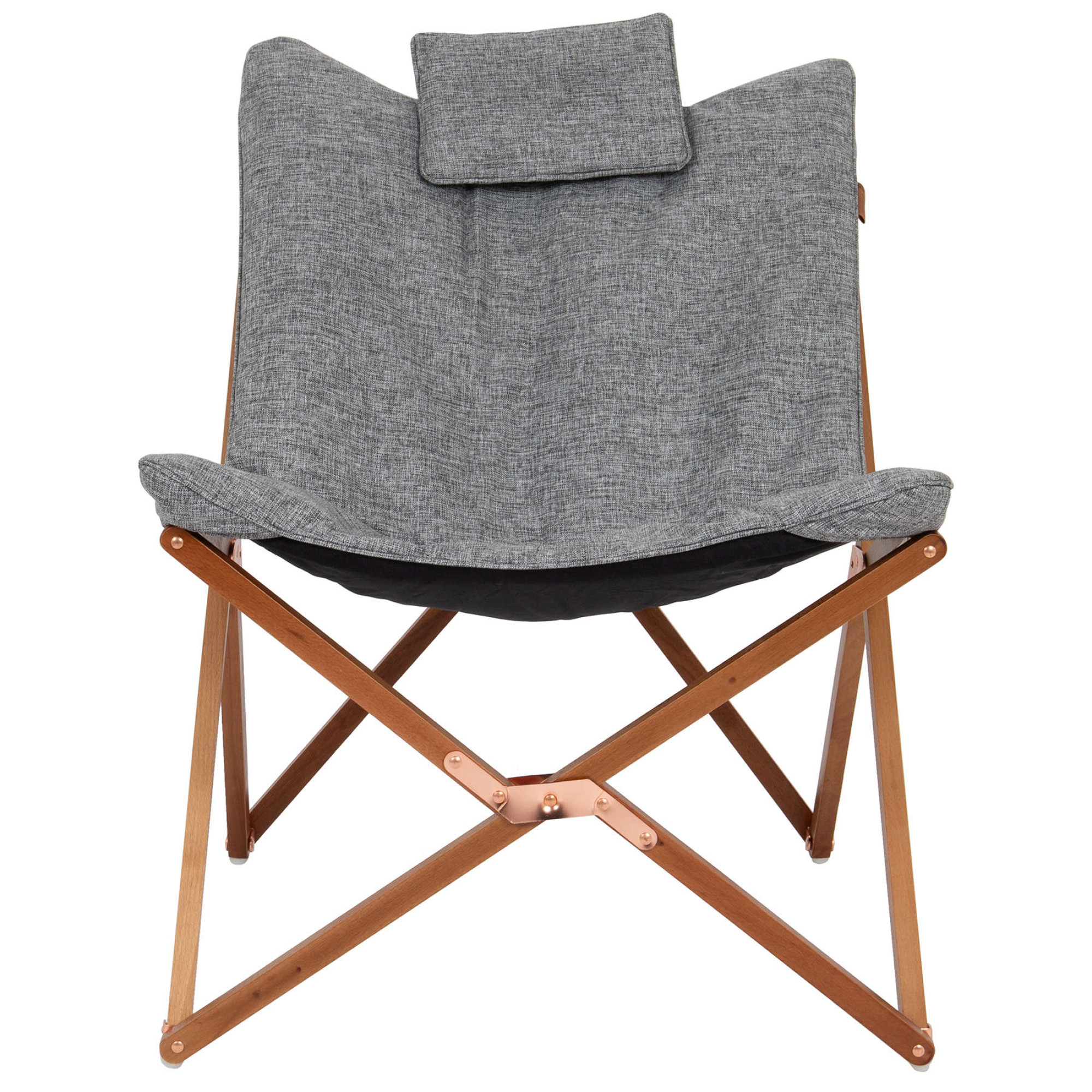 Кресло раскладное Bo-Camp Bloomsbury M Grey (1200369) - 6 - Robinzon.ua