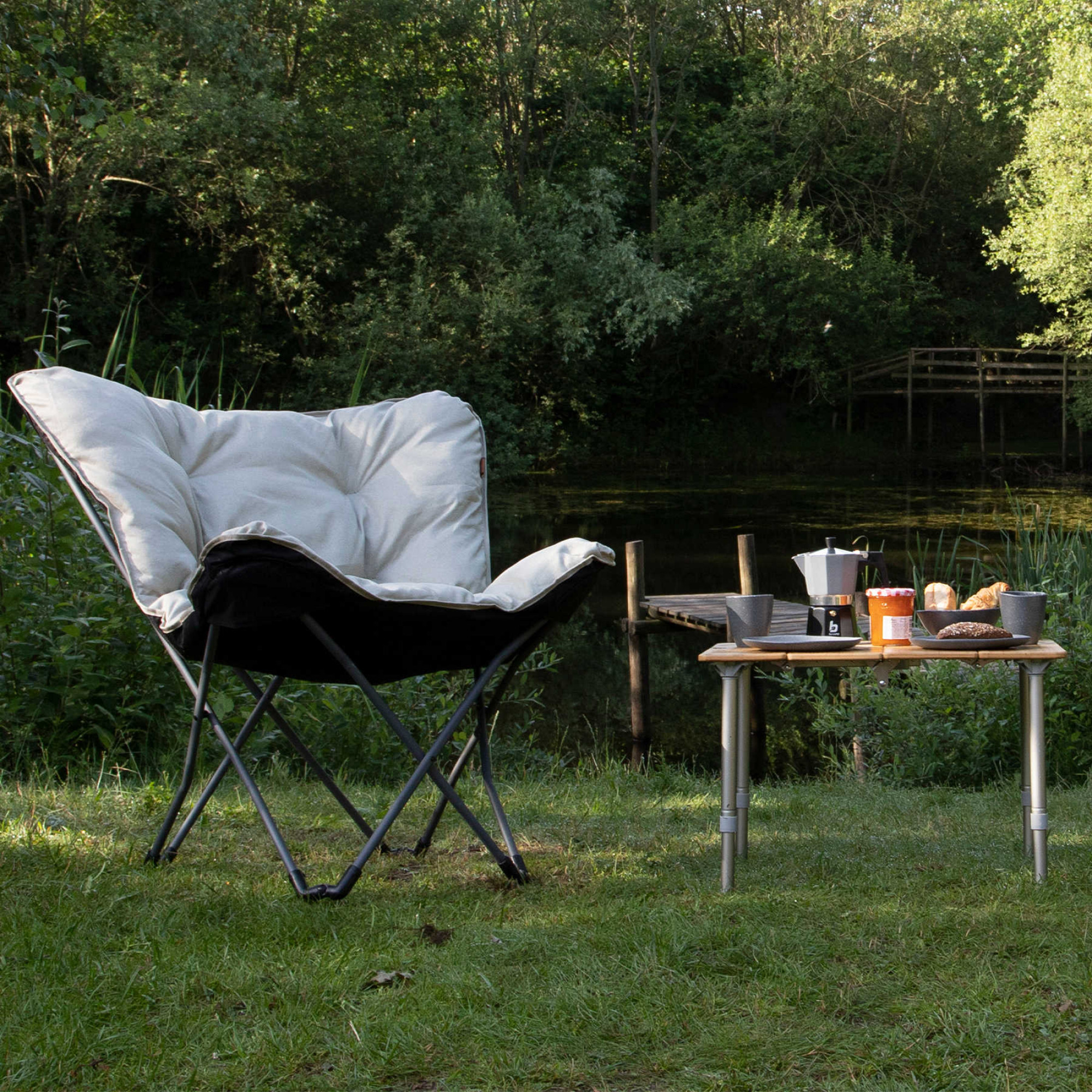 Крісло розкладне Bo-Camp Redbridge L Beige (1200341) - 2 - Robinzon.ua