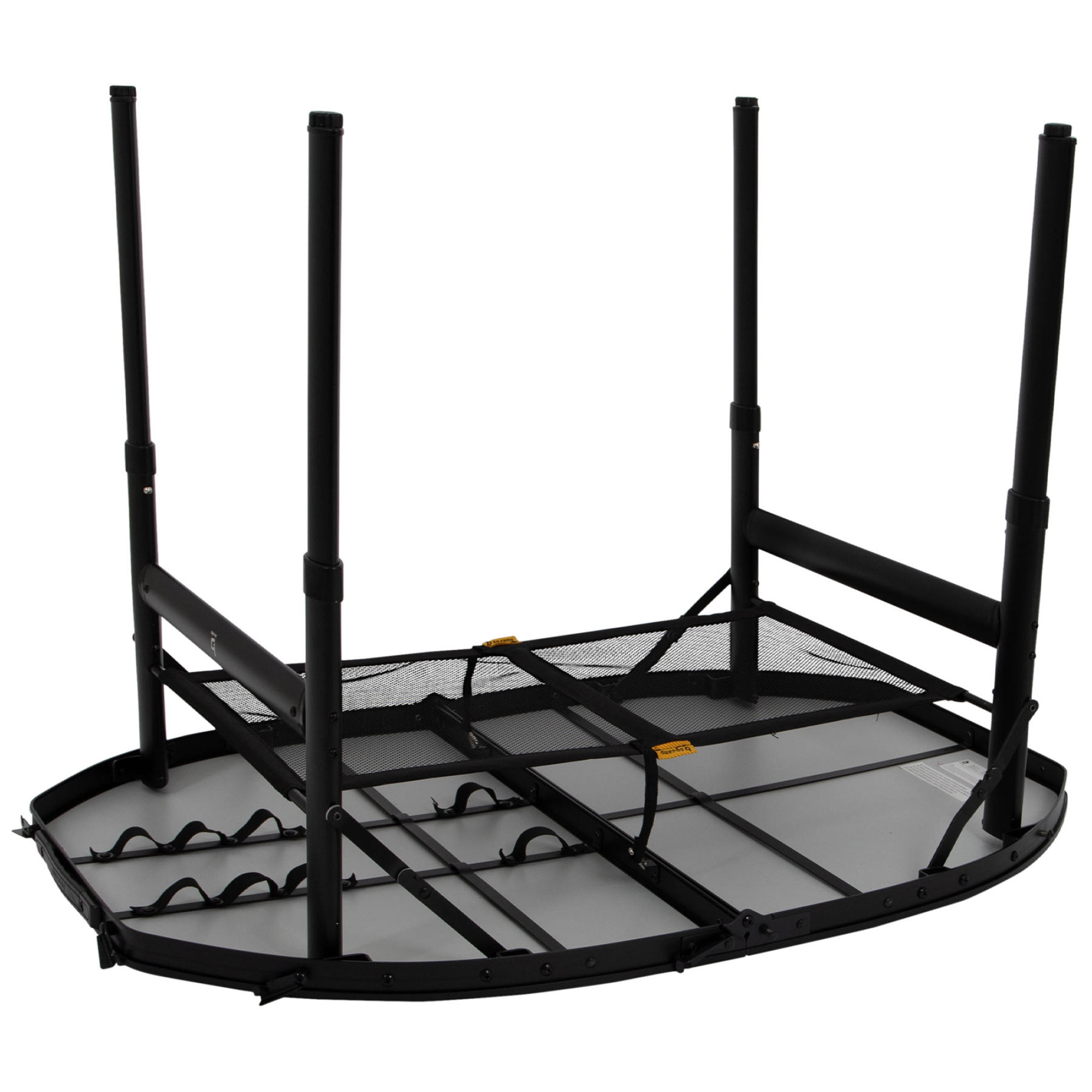 Стіл Bo-Camp Woodbine Oval 100x70 cm Black/Wood look (1404185) - 1 - Robinzon.ua