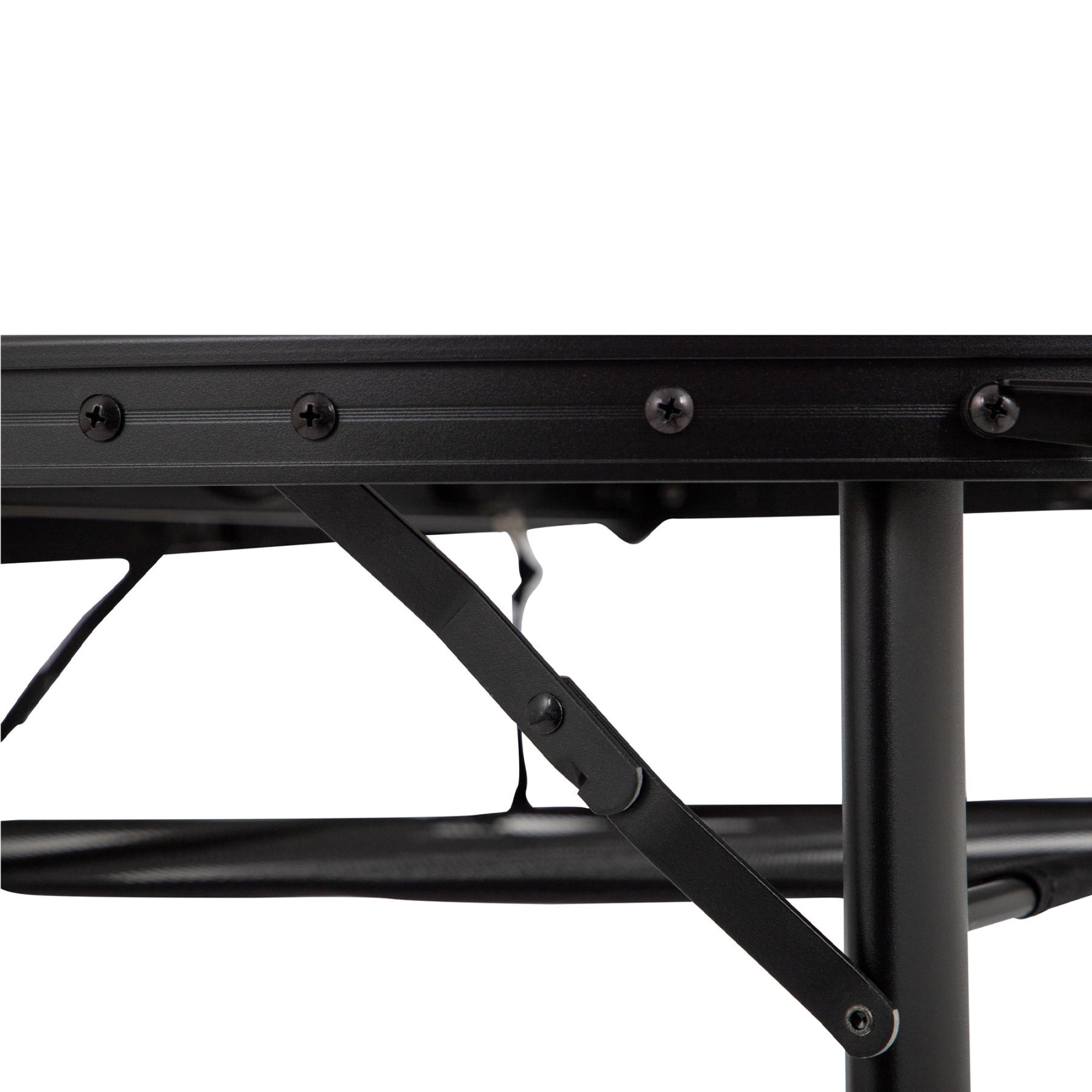 Стіл Bo-Camp Woodbine Oval 100x70 cm Black/Wood look (1404185) - 5 - Robinzon.ua