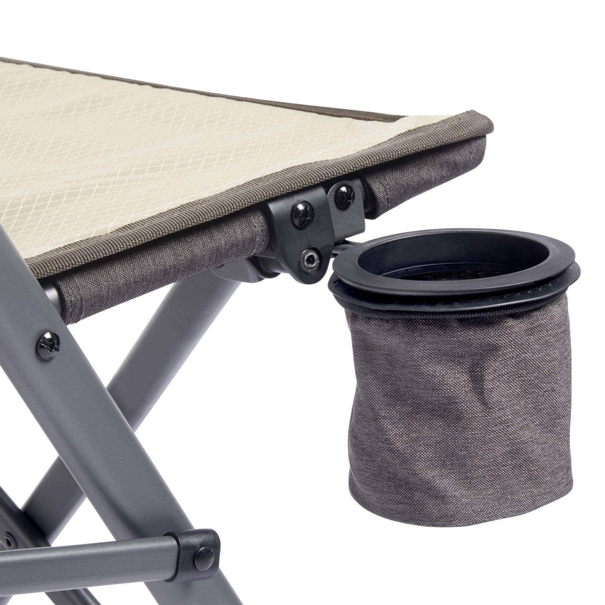 Крісло розкладне Uquip Justy XL Sand/Grey (244045) - 4 - Robinzon.ua