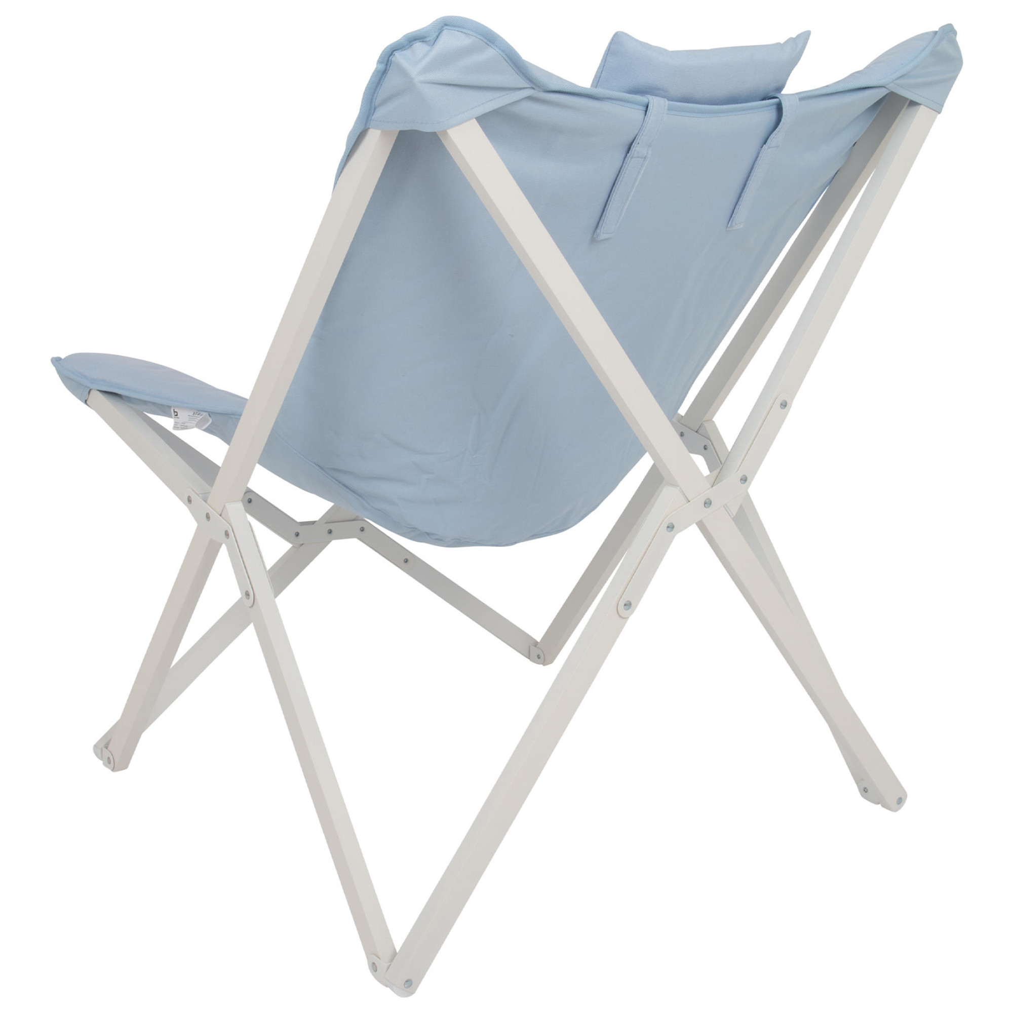 Крісло розкладне Bo-Camp Gordes L Pastel Blue (1200371) - Robinzon.ua