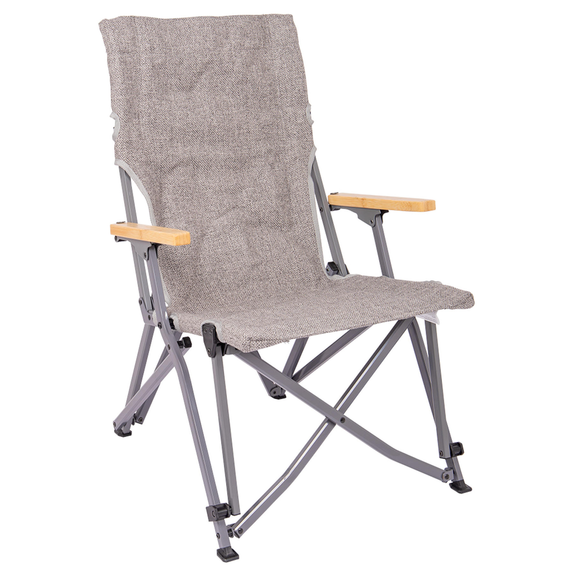 Крісло розкладне Bo-Camp Chelsea Grey (1204810) - 1 - Robinzon.ua