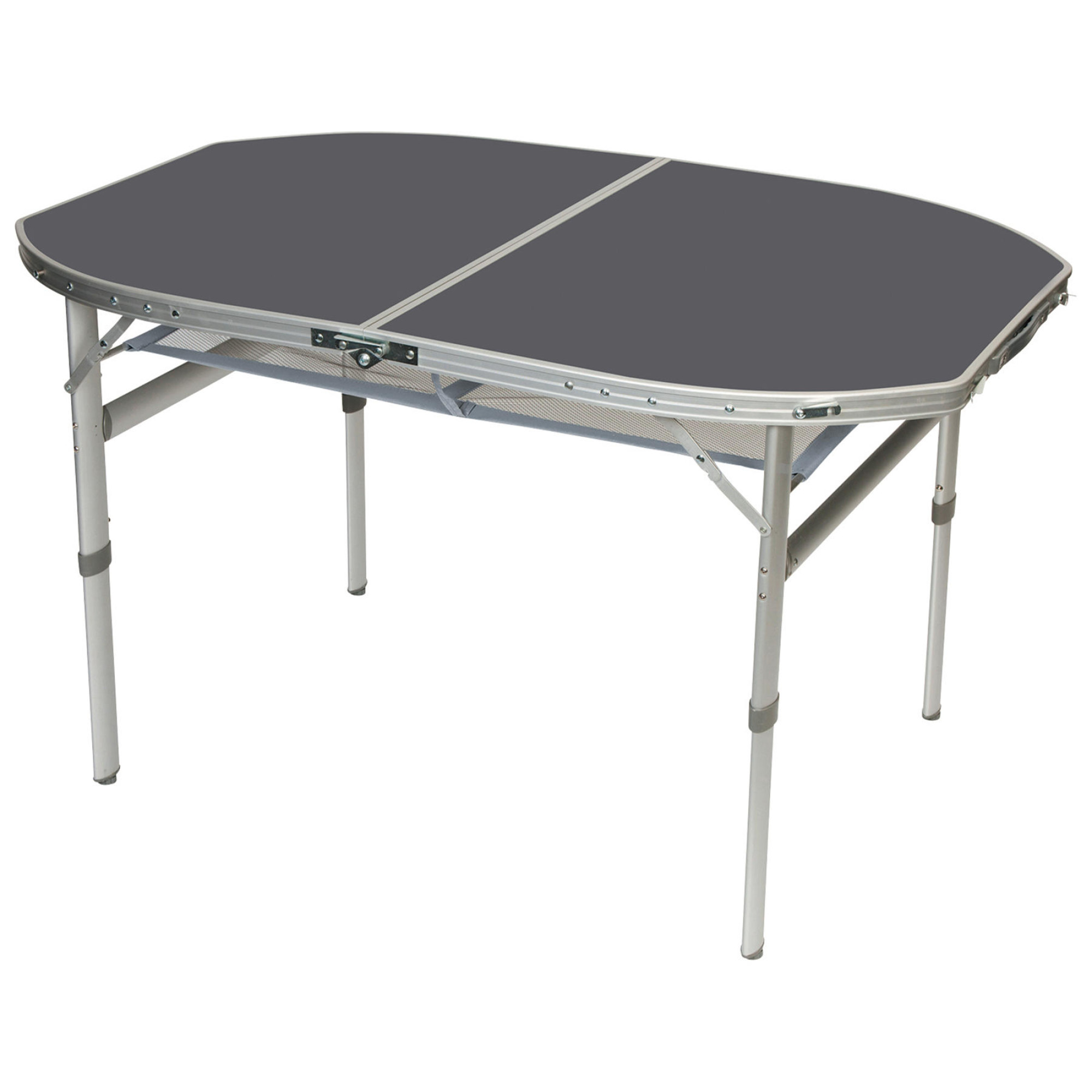 Стол Bo-Camp Case Model Oval 120x80 cm Grey (1404415) - 1 - Robinzon.ua