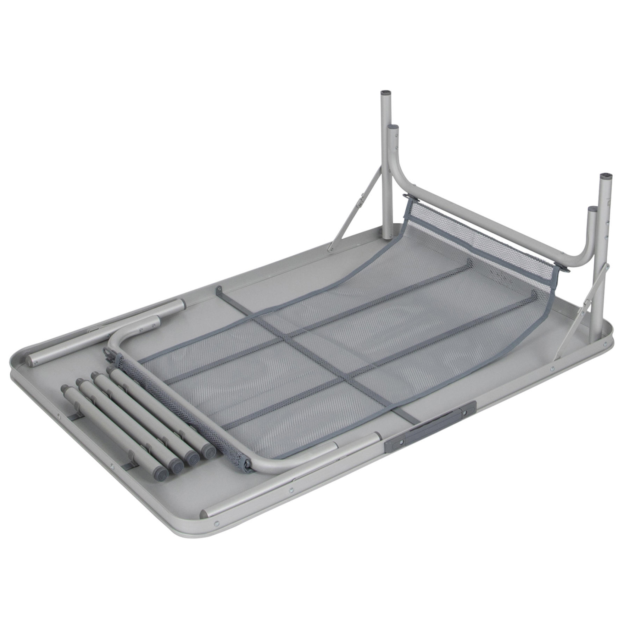 Стіл Bo-Camp 100x70 cm Grey (1404417) - 4 - Robinzon.ua