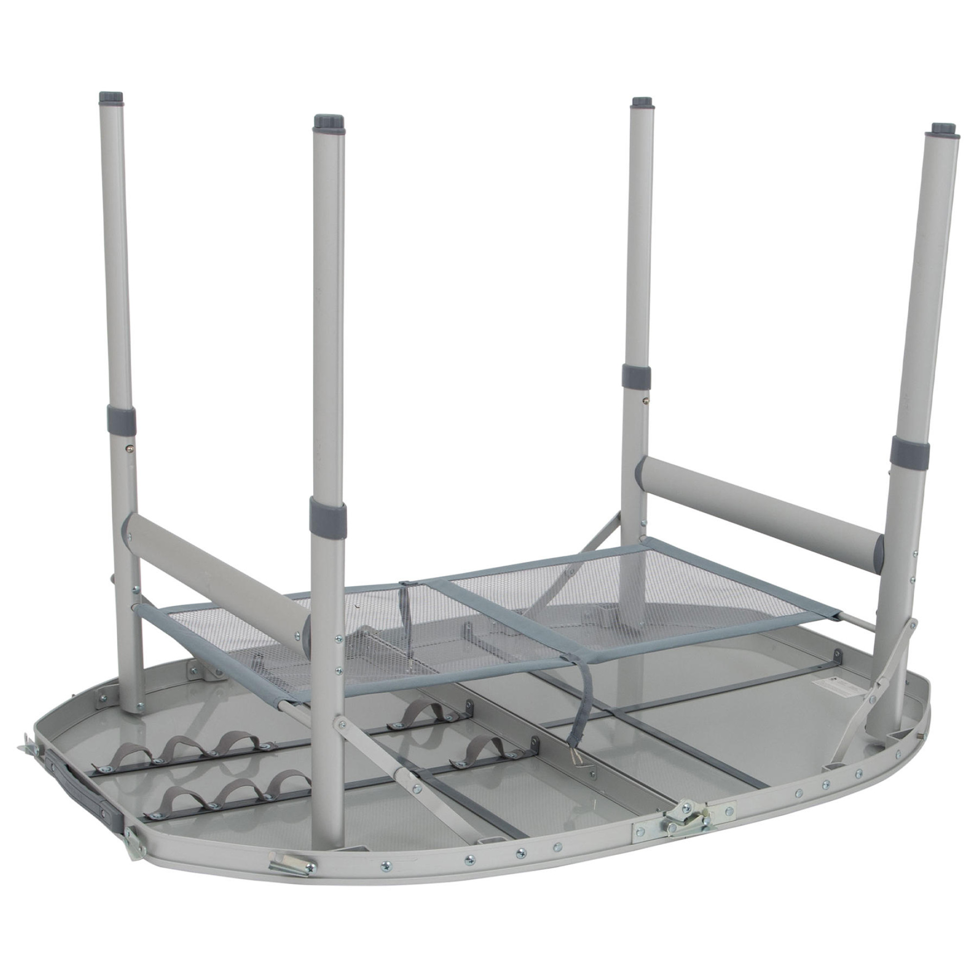 Стіл Bo-Camp Premium Oval 100x70 cm Grey (1404424) Стіл Bo-Camp Premium Oval 100x70 cm Grey (1404424) - Robinzon.ua