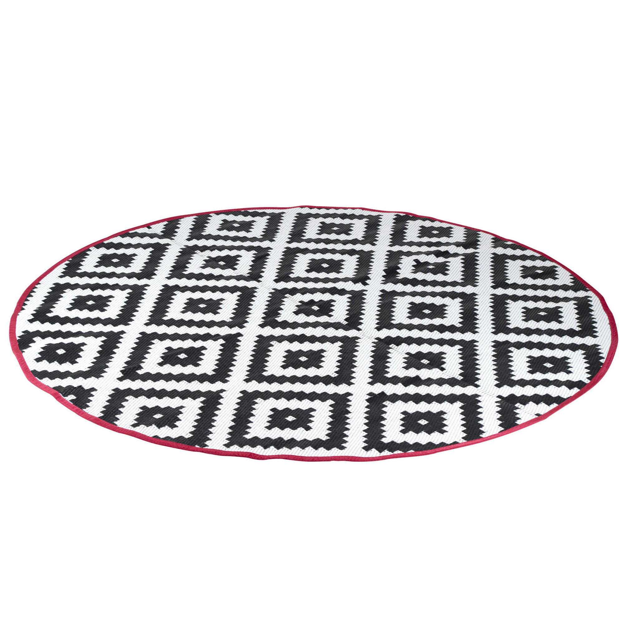 Килимок для пікніка Bo-Camp Falconwood Round Black/White (4271100) - 3 - Robinzon.ua