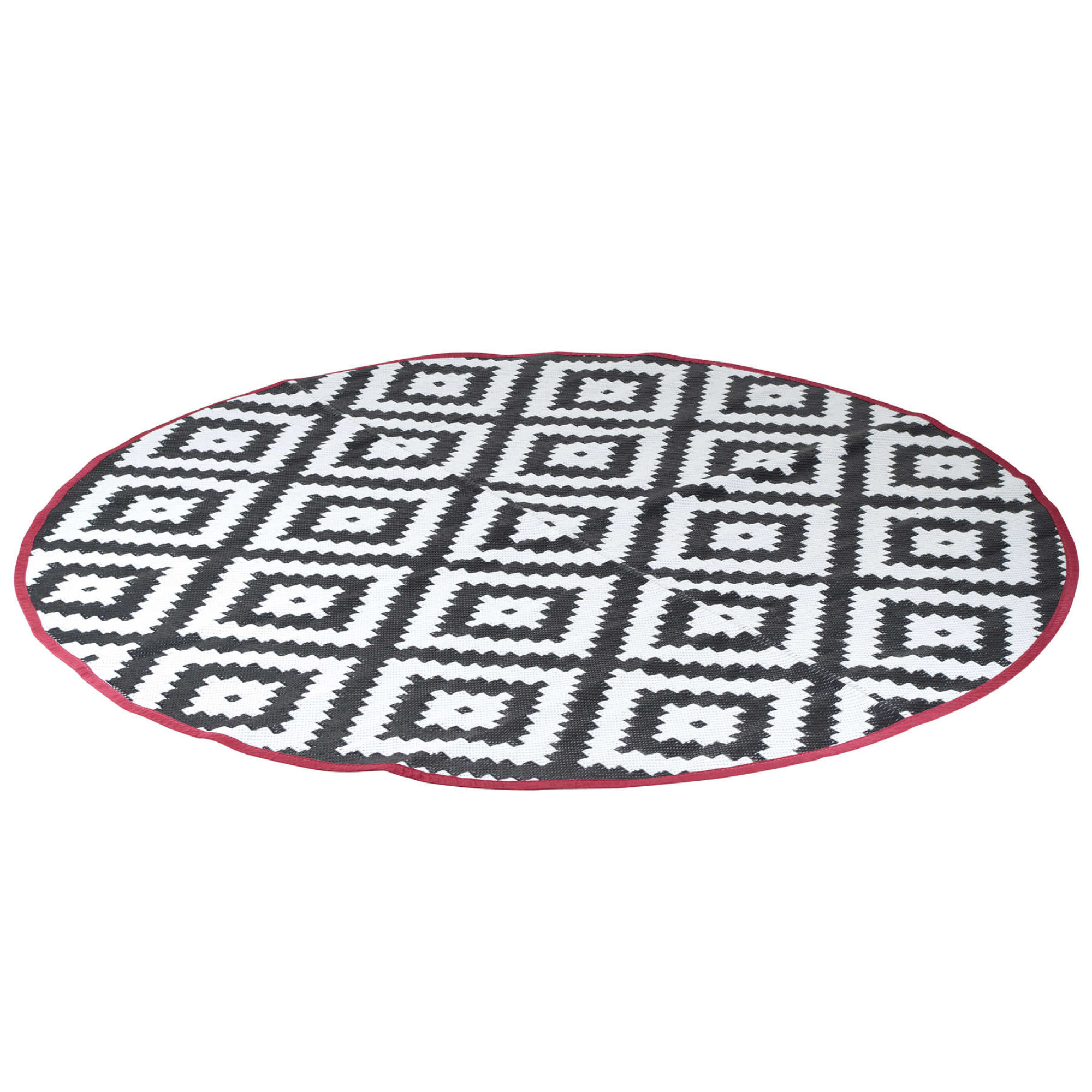 Килимок для пікніка Bo-Camp Falconwood Round Black/White (4271100) - 1 - Robinzon.ua